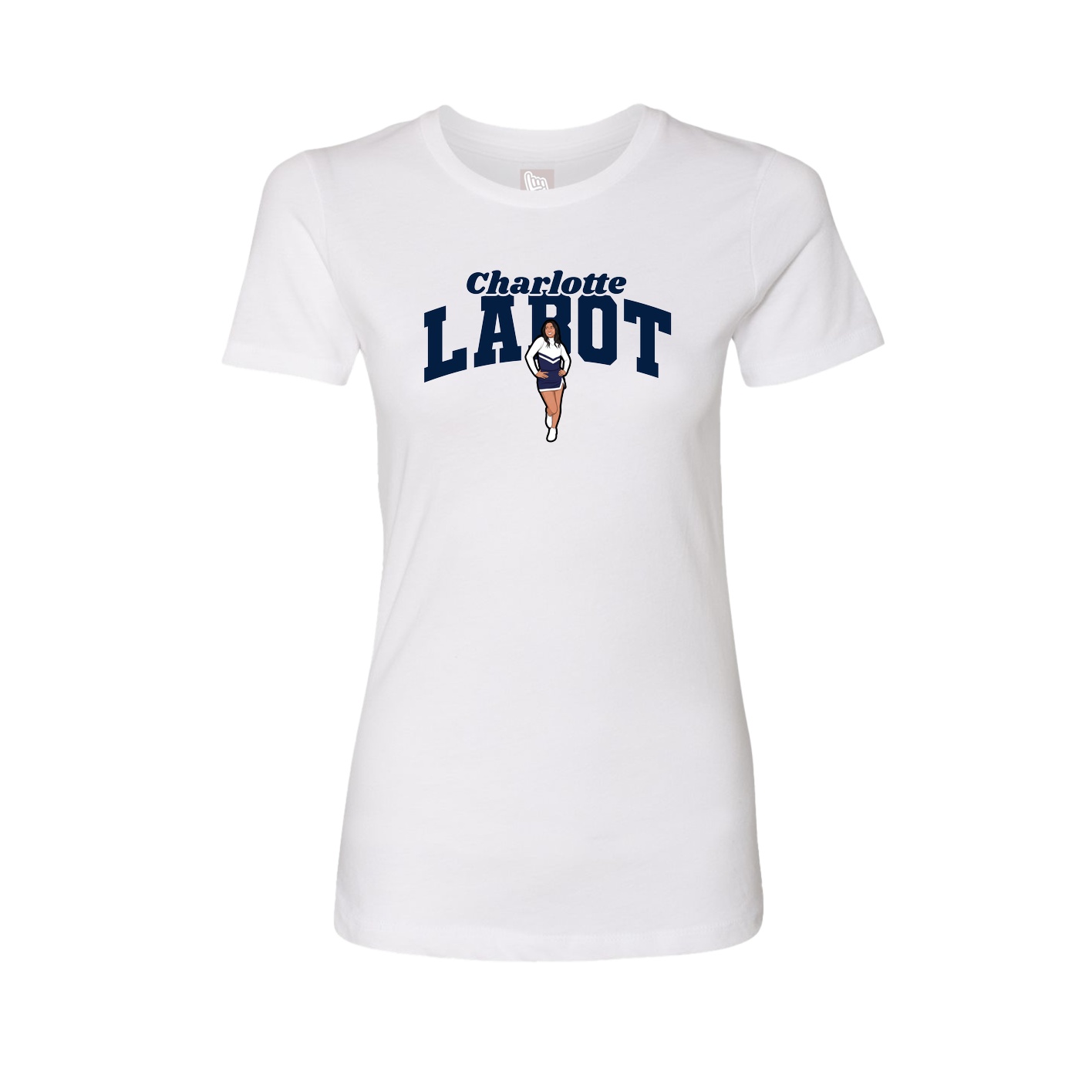 Womens Tee — Signature Arch in White