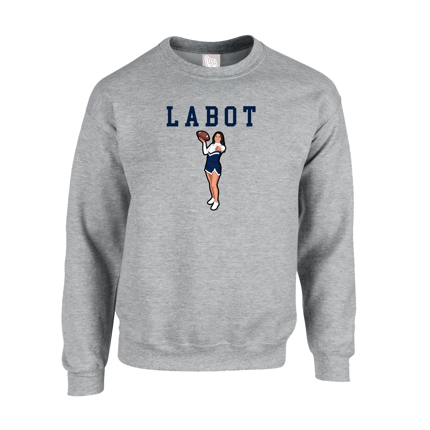 Fleece Crew — Shirsey in Grey