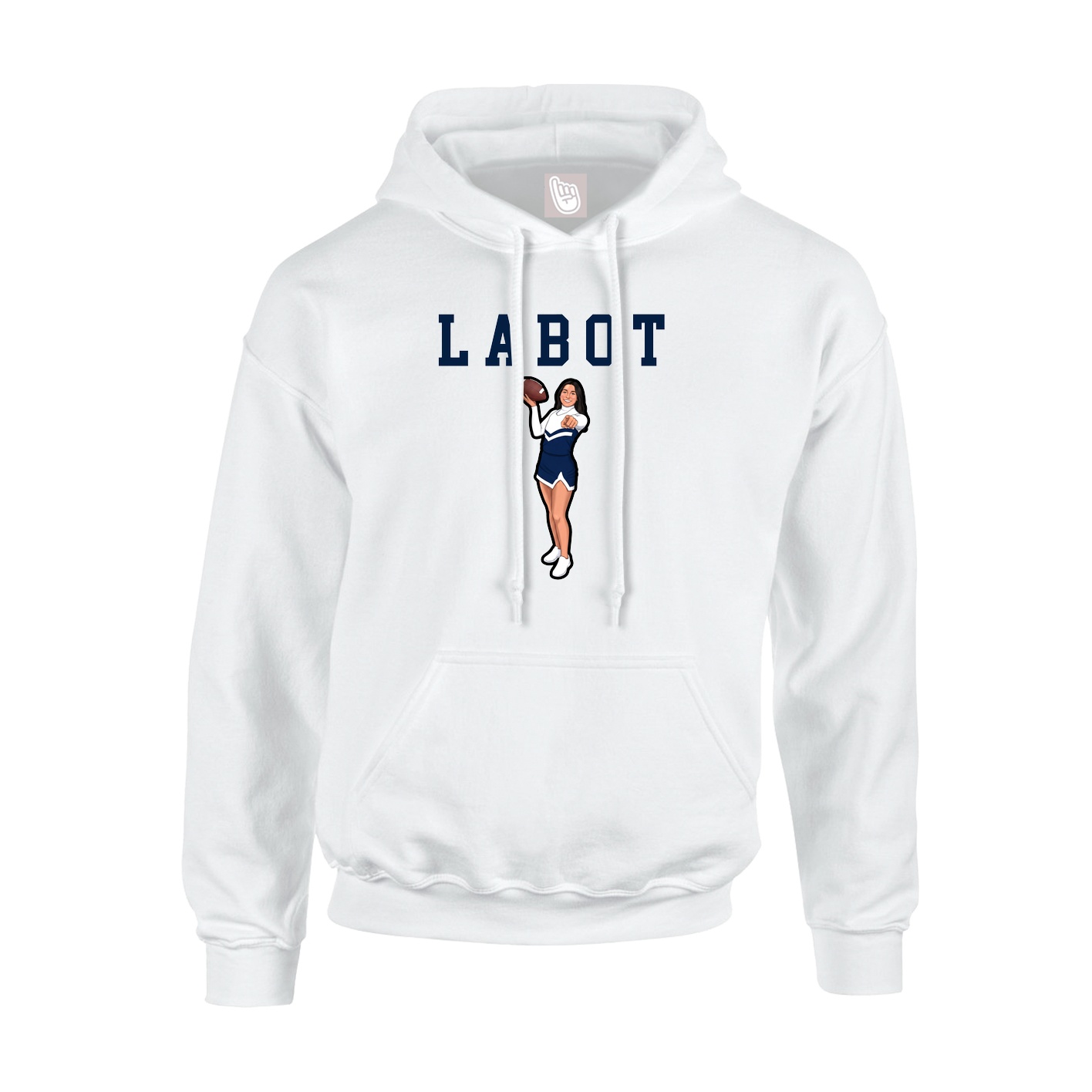Youth Hoodie — Shirsey in White