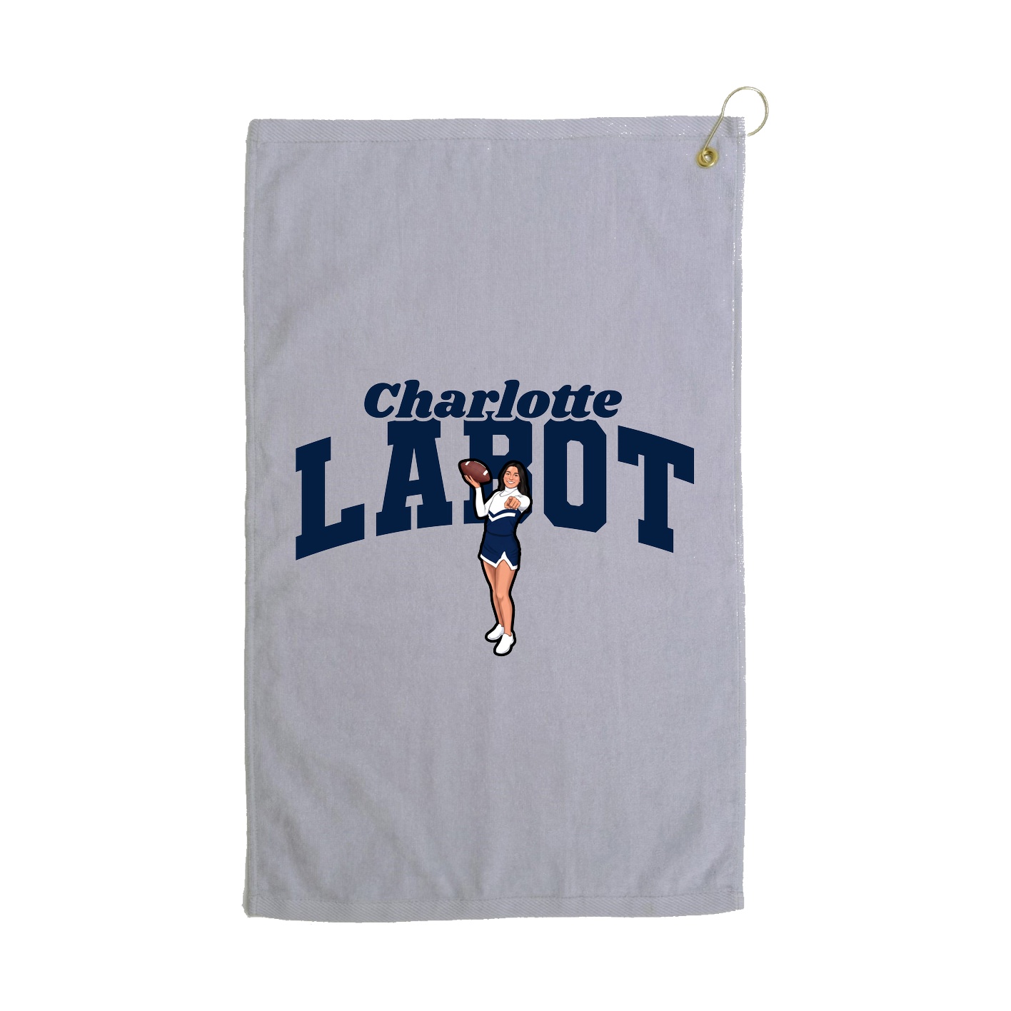 Golf Towel — Signature Arch in Grey