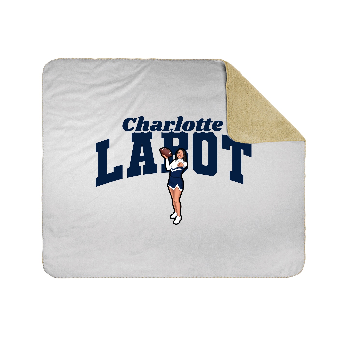 Throw Blanket — Signature Arch in White