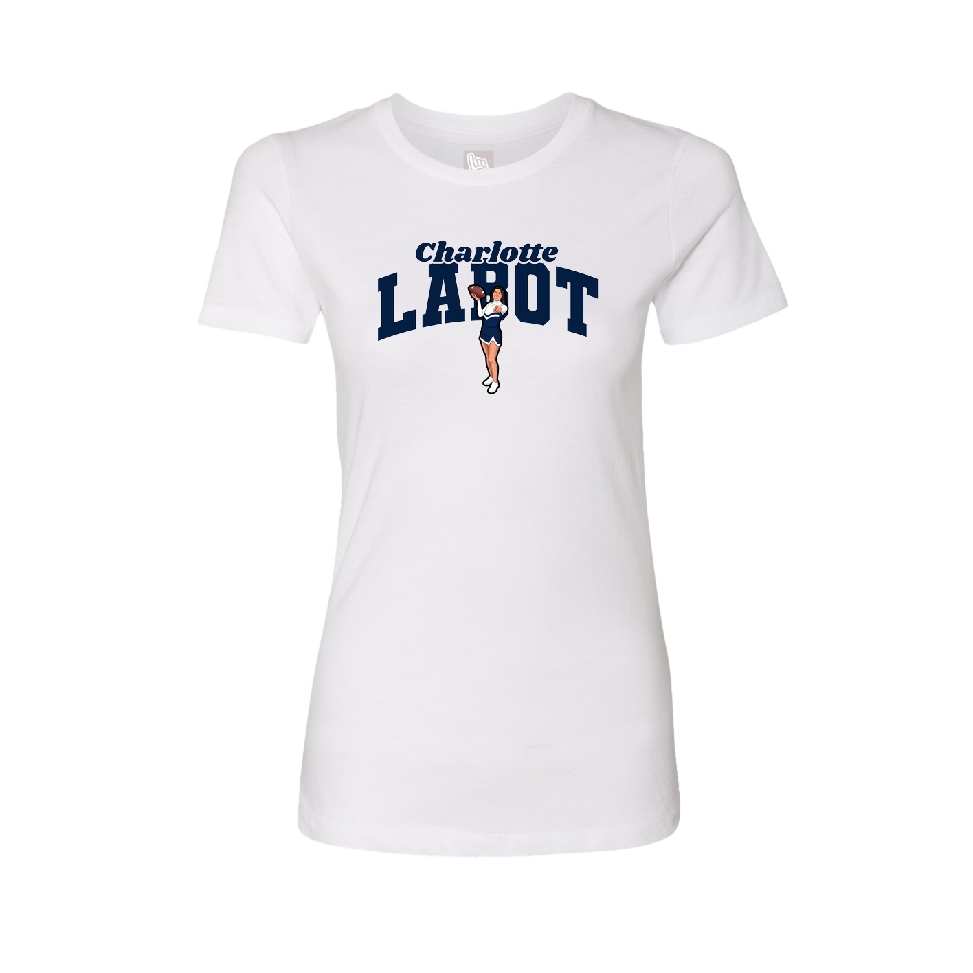 Womens Tee — Signature Arch in White