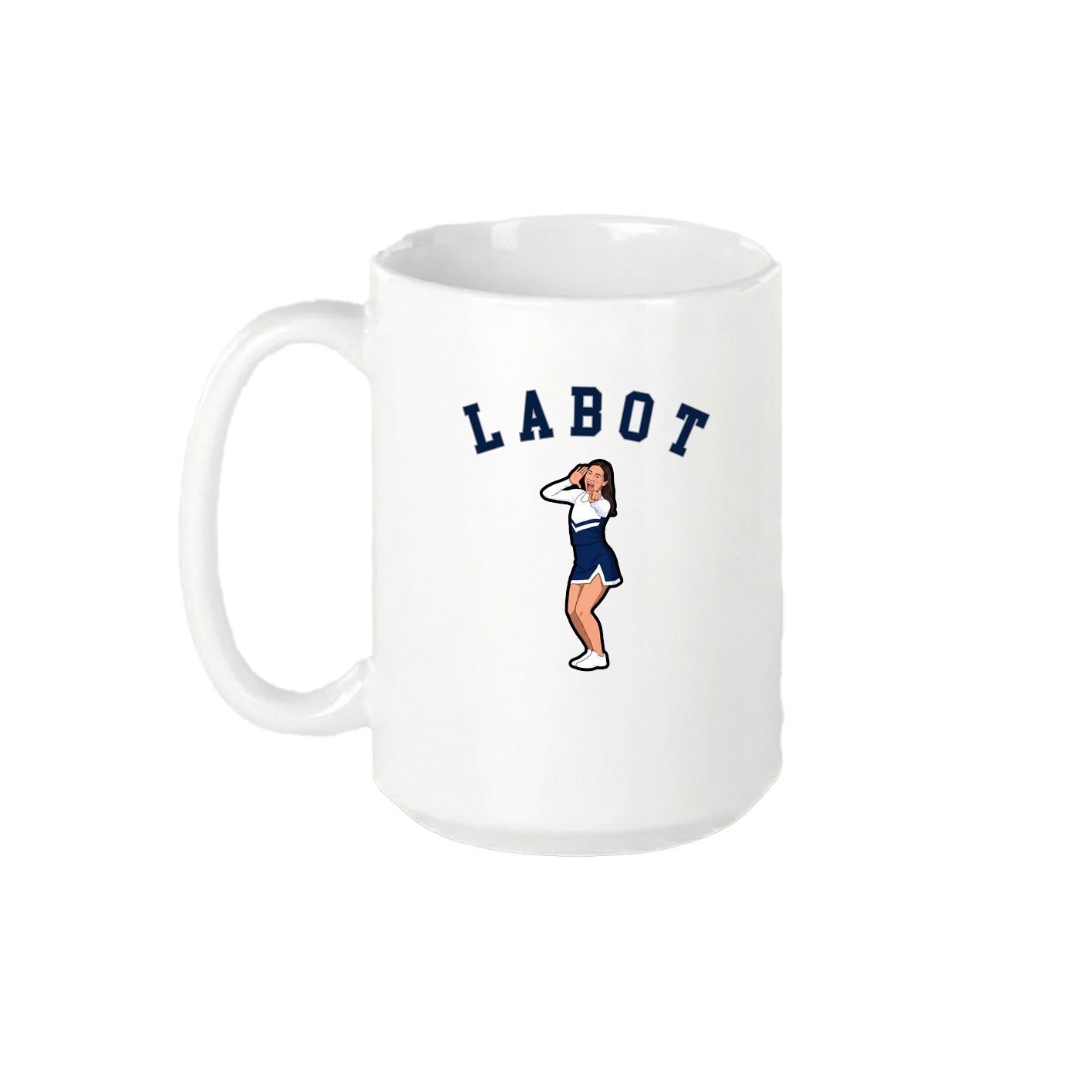15oz Coffee Mug — Shirsey Arch in White
