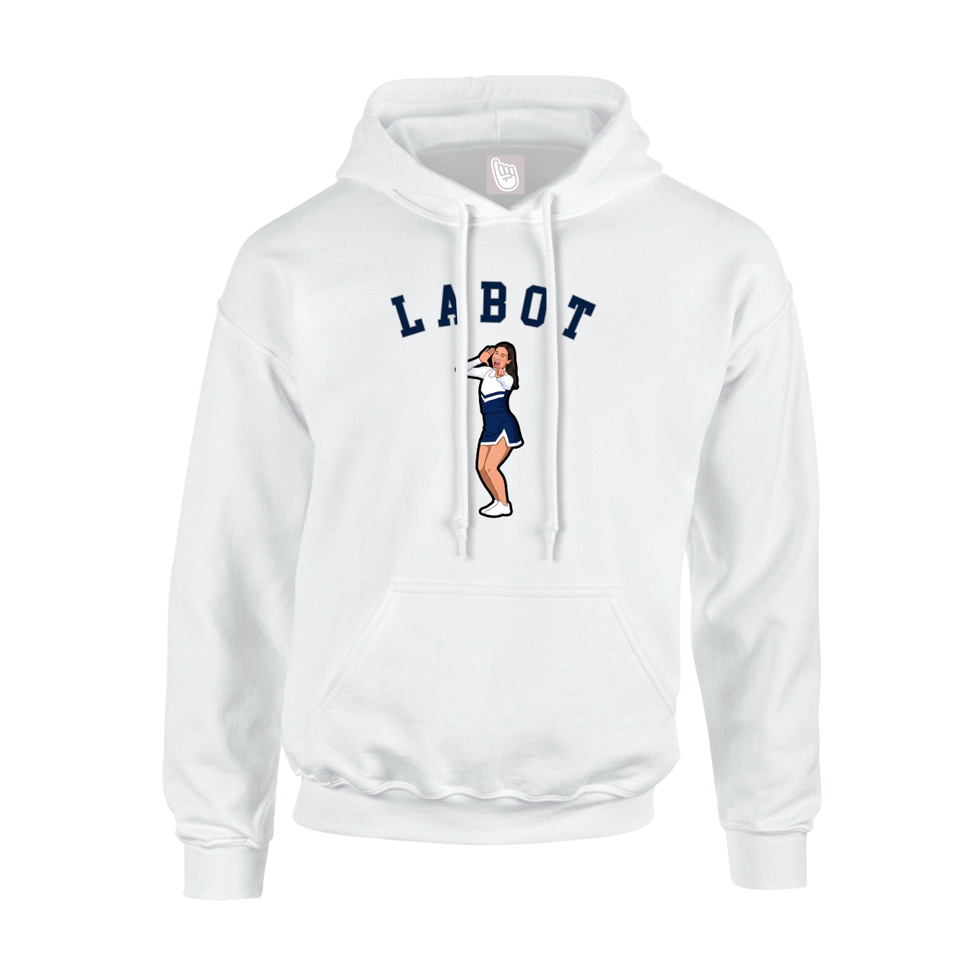 Youth Hoodie — Shirsey Arch in White