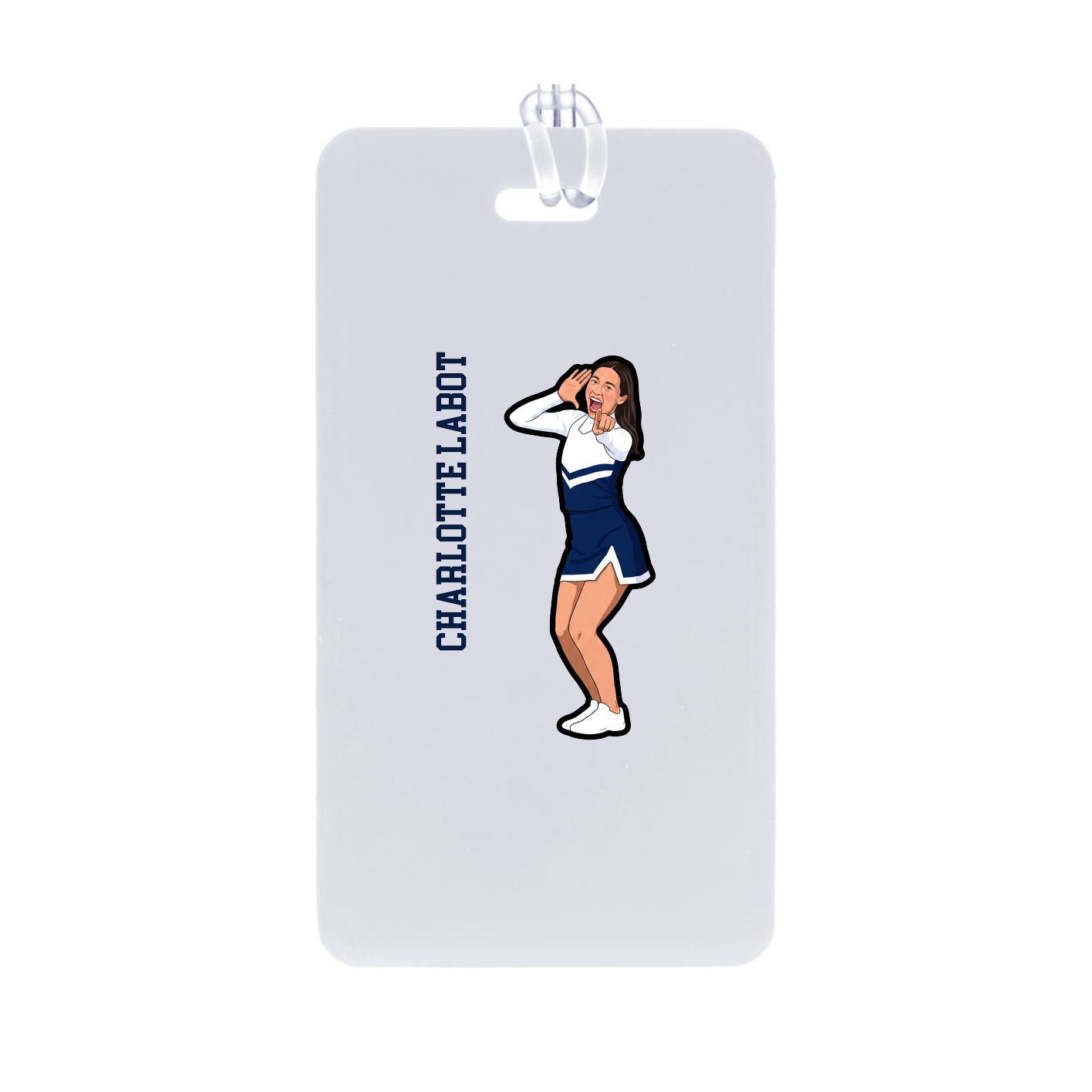 Bag Tag — Name Vertical in Classic