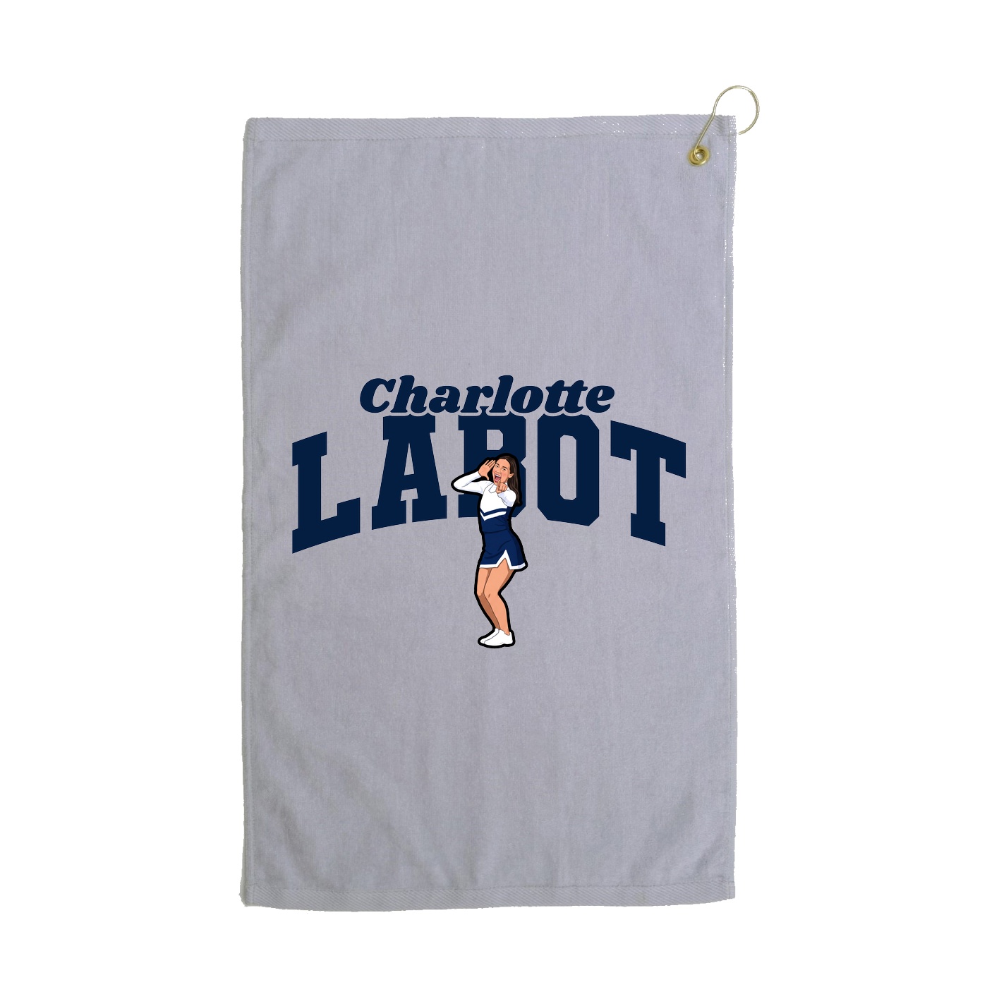 Golf Towel — Signature Arch in Grey