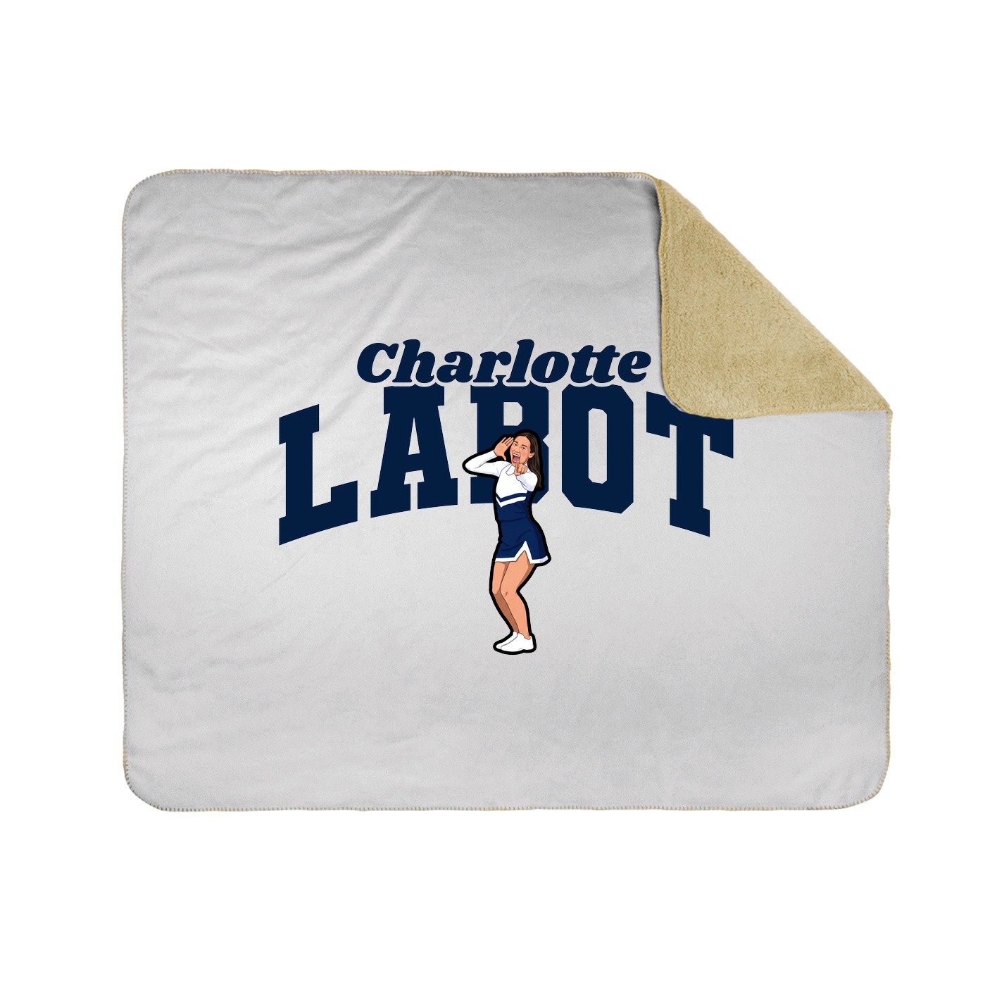 Throw Blanket — Signature Arch in White