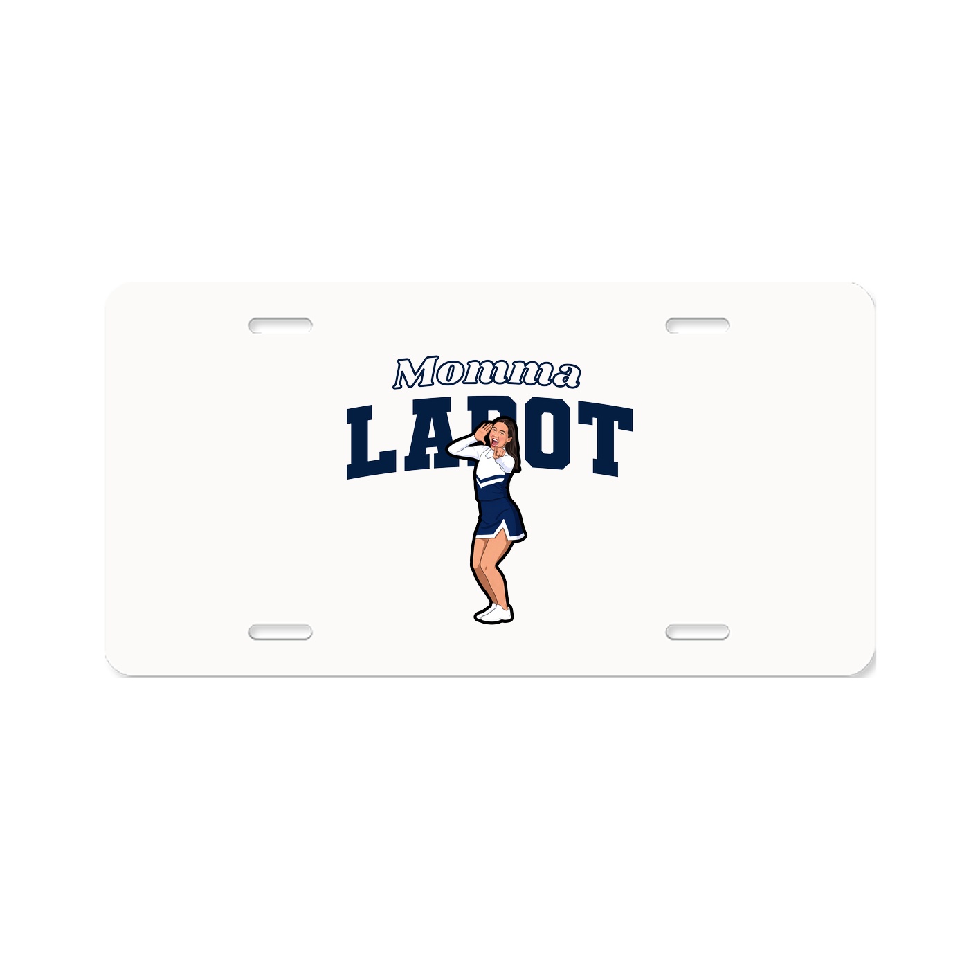 License Plate — Mothers Day Block in Classic