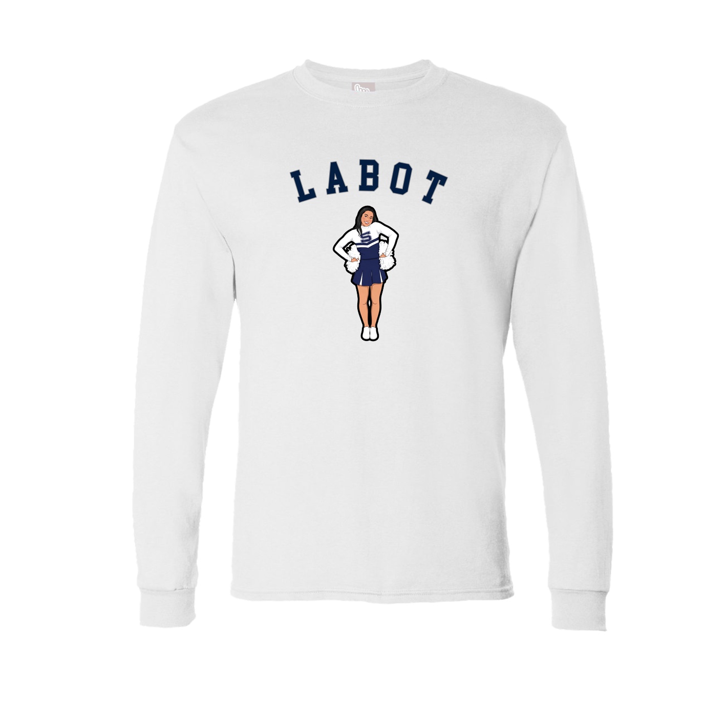 Long Sleeve Tee — Shirsey Arch in White