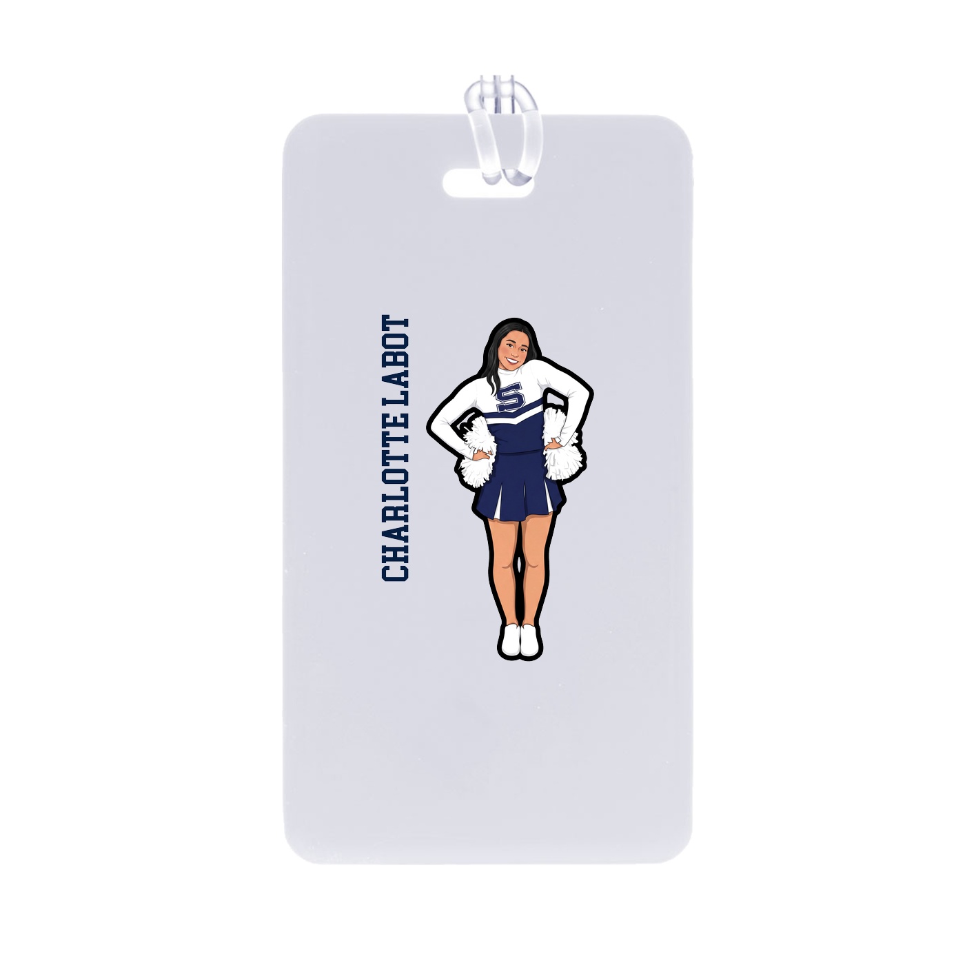 Bag Tag — Name Vertical in Classic