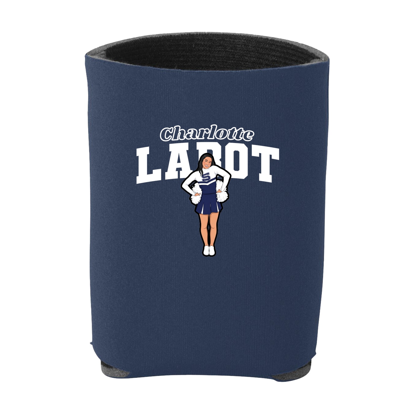 Can Holder — Name Arch in Navy