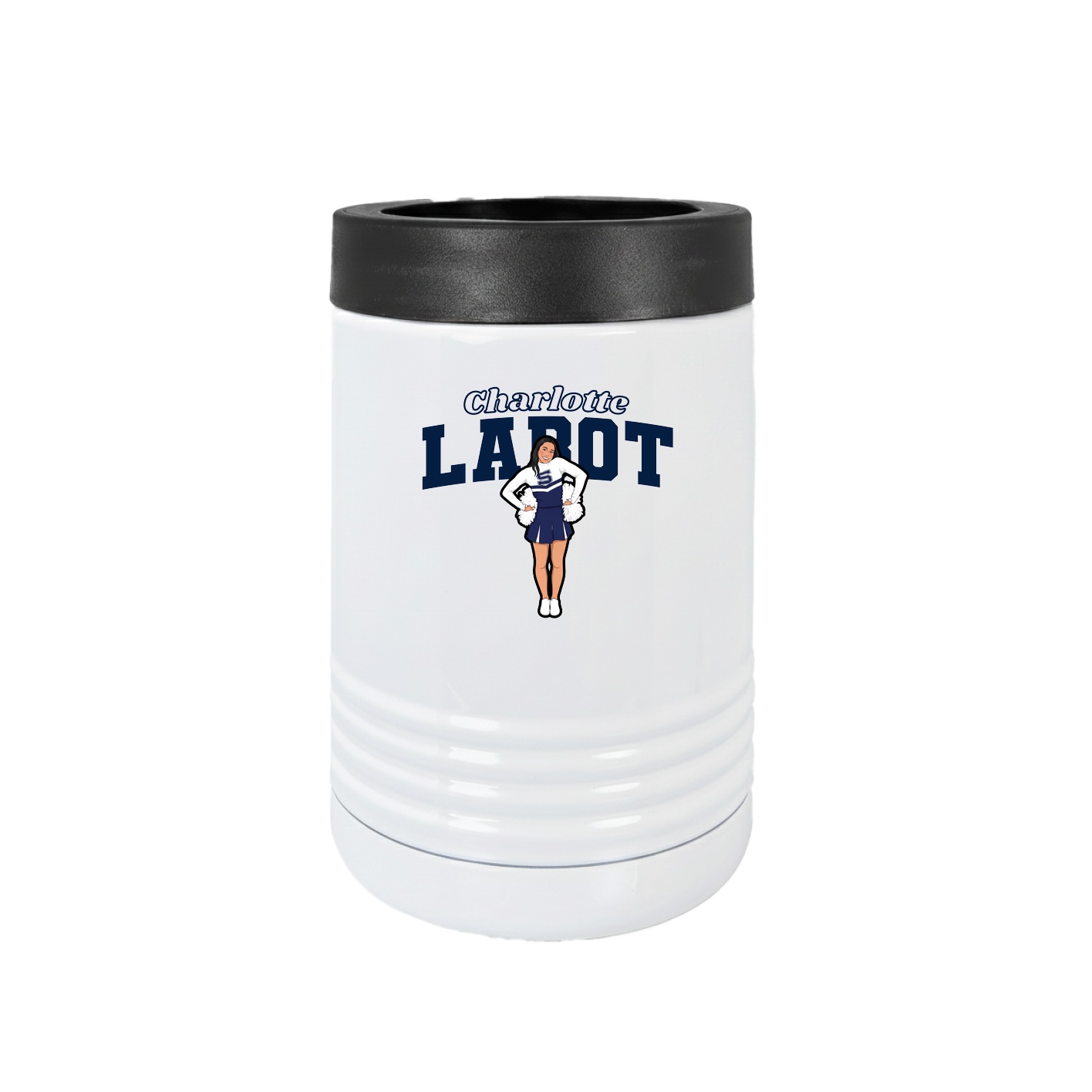 Beverage Holder — Name Arch in White