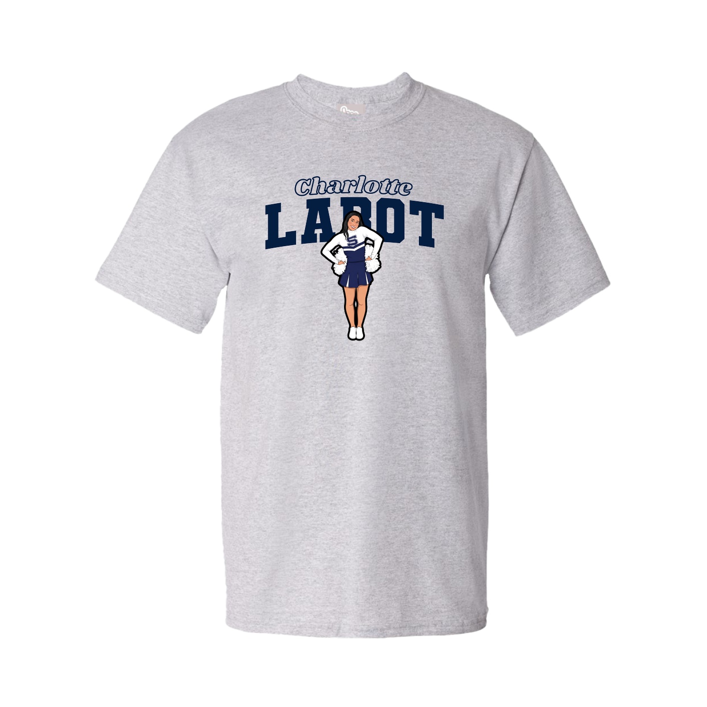 Youth Tee — Name Arch in Grey