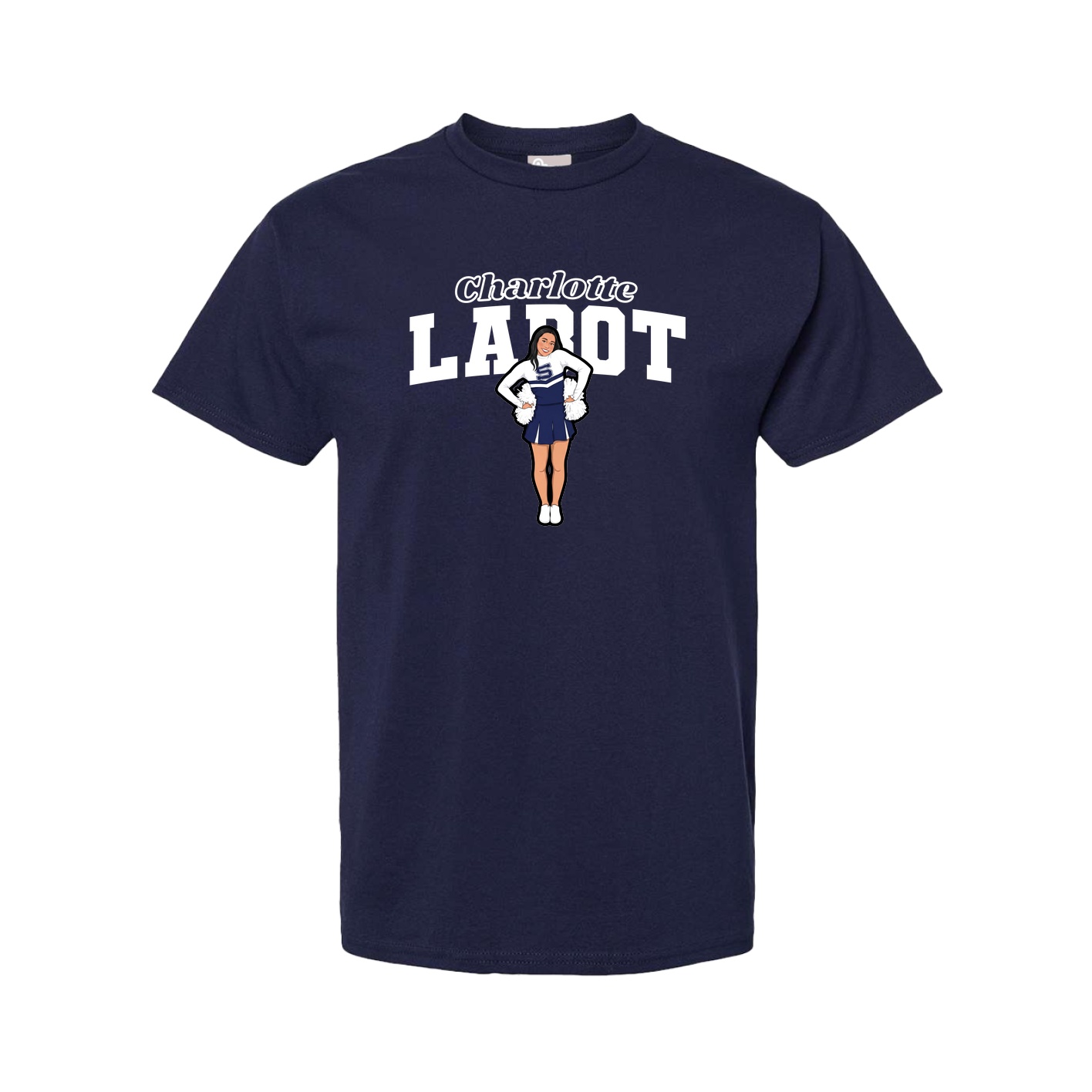 Youth Tee — Name Arch in Navy