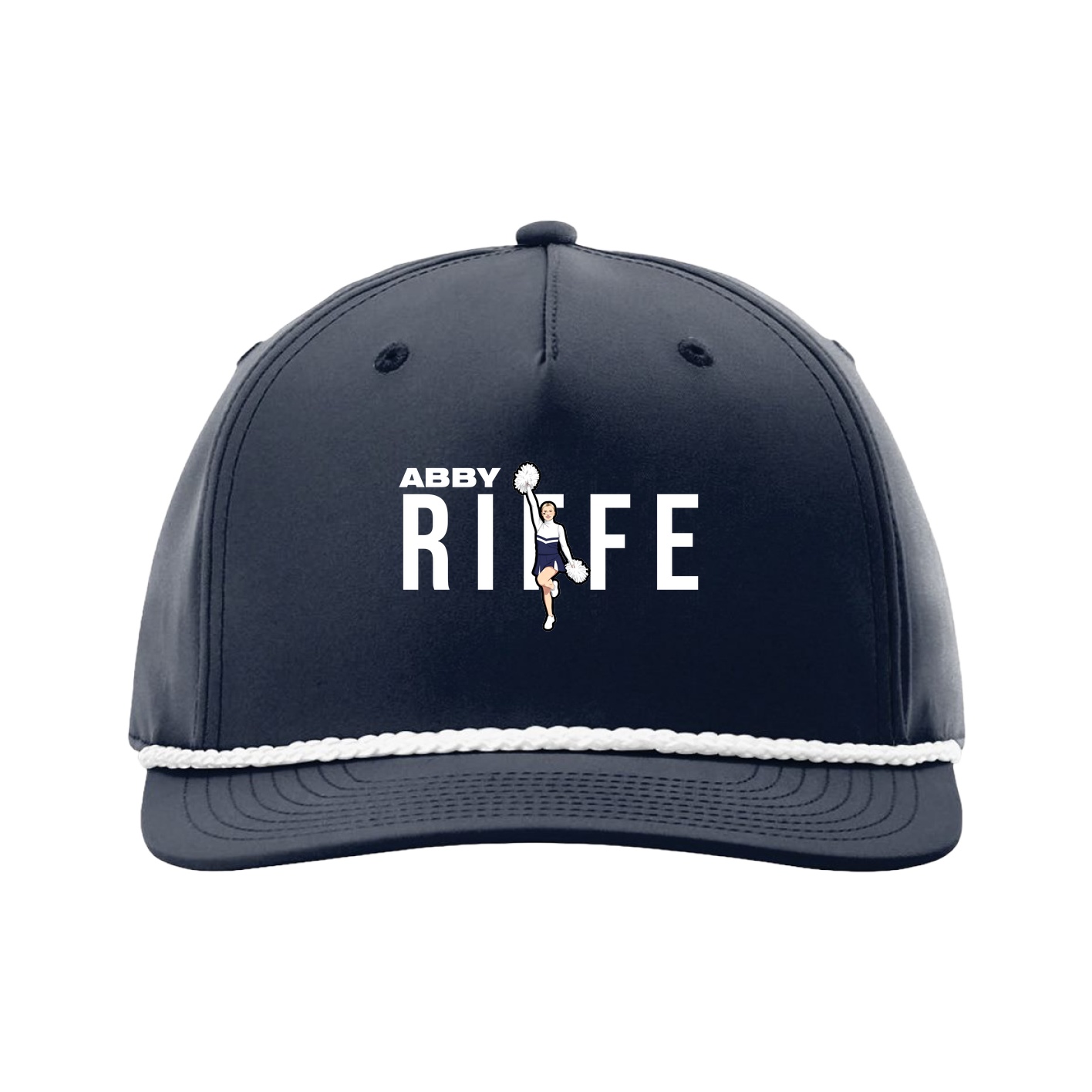 Five-Panel Classic Rope Cap — Player Name in Navy