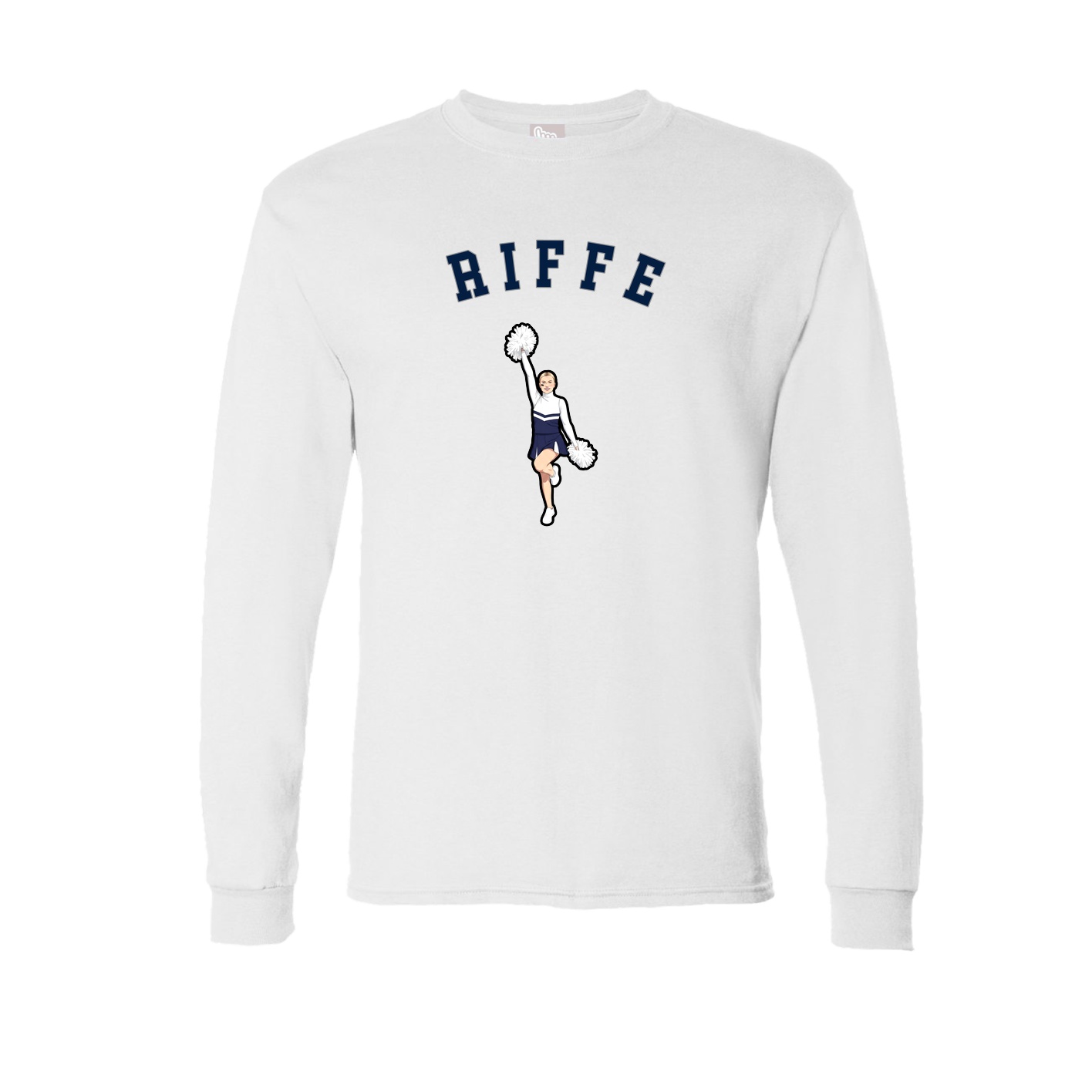 Long Sleeve Tee — Shirsey Arch in White