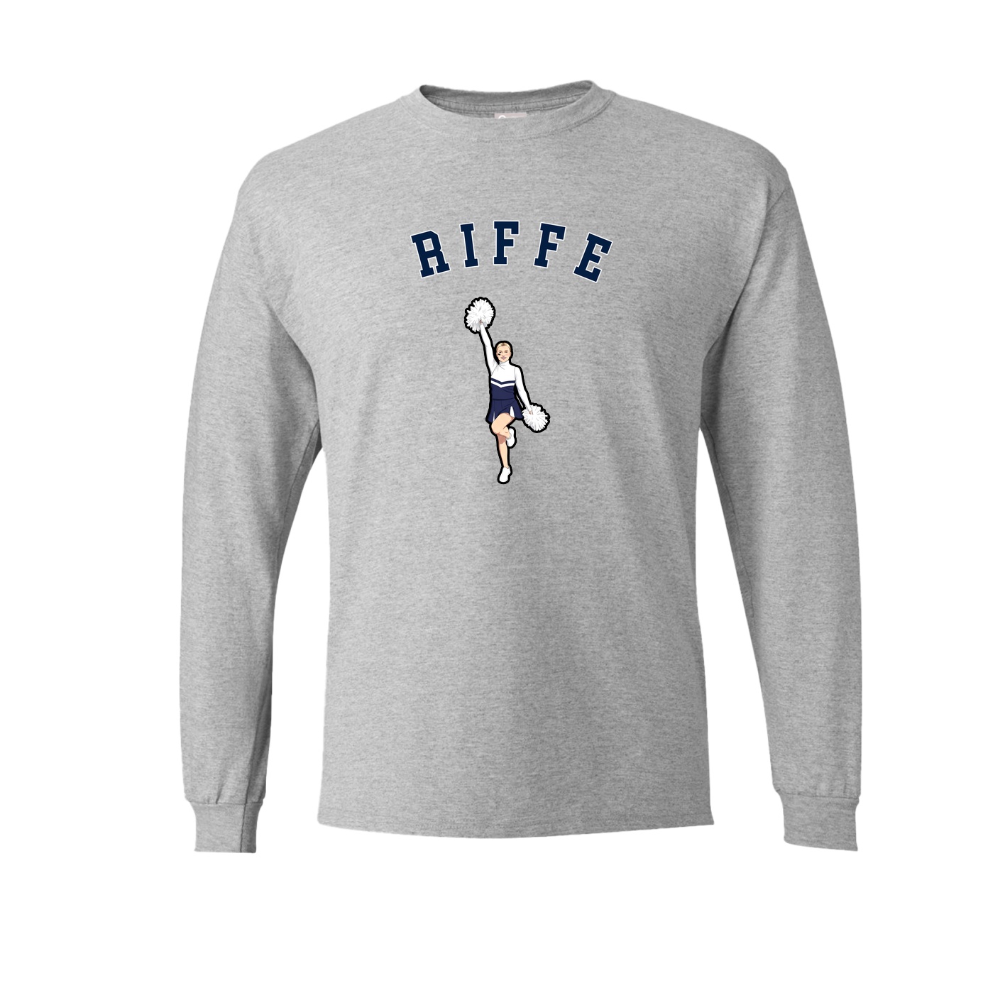 Long Sleeve Tee — Shirsey Arch in Grey