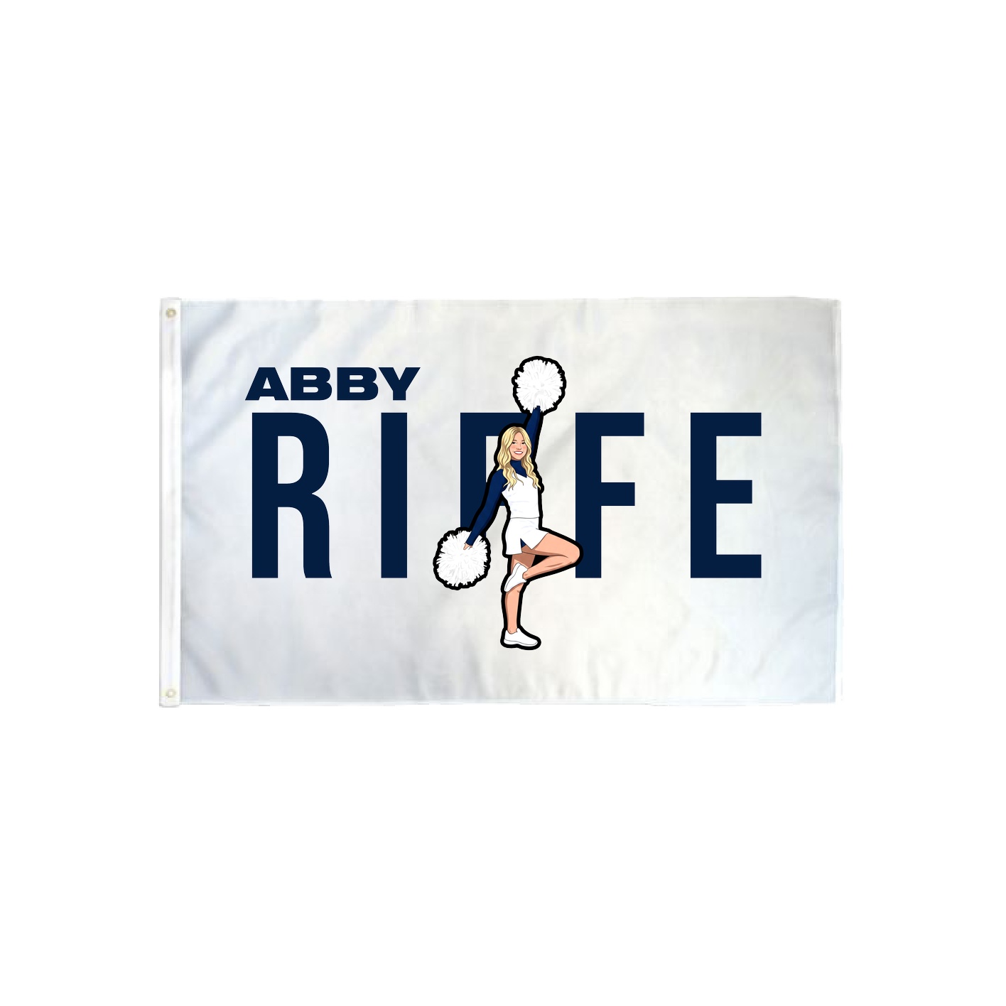 3x5 Flag — Player Name in Classic
