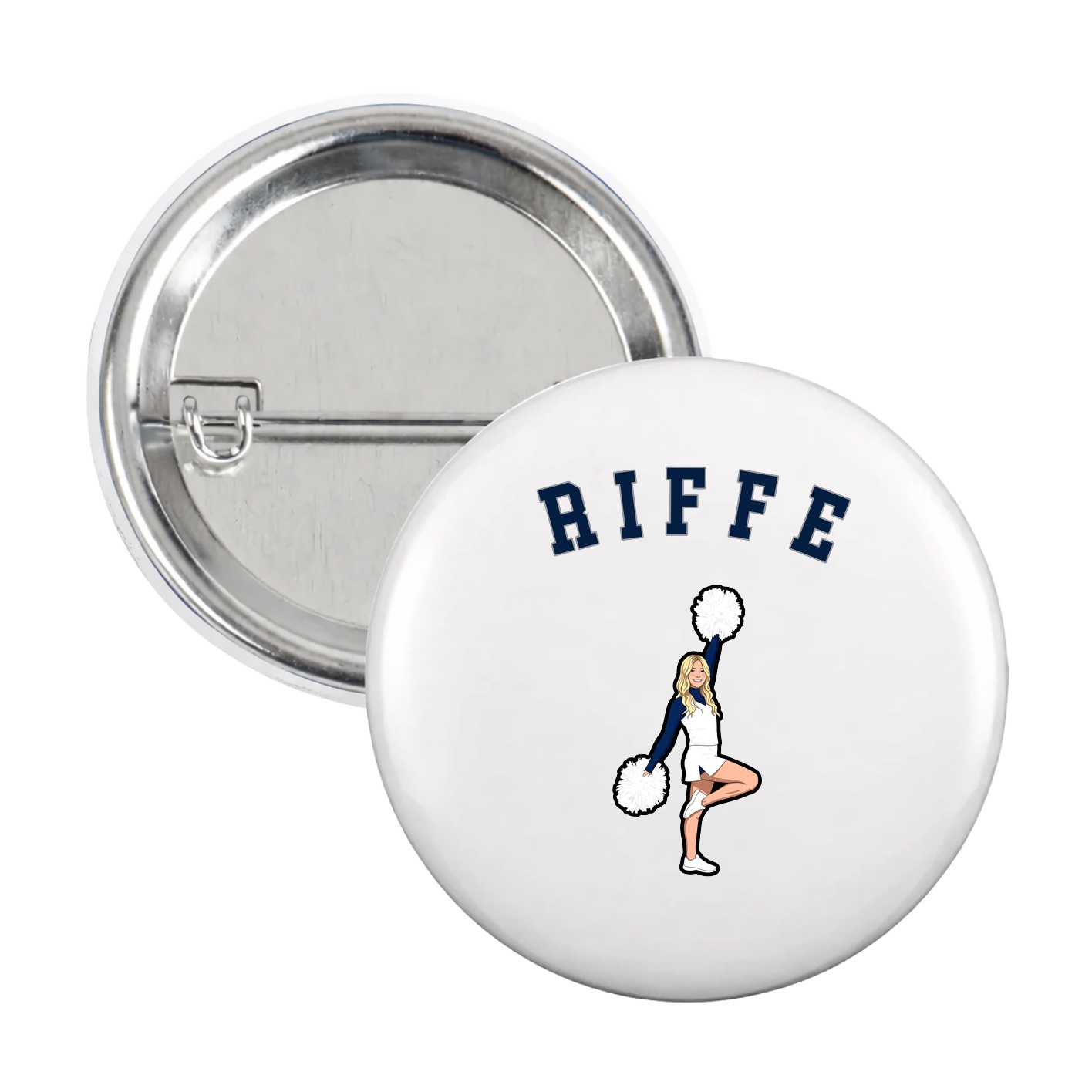 Game Day Button — Shirsey Arch in White