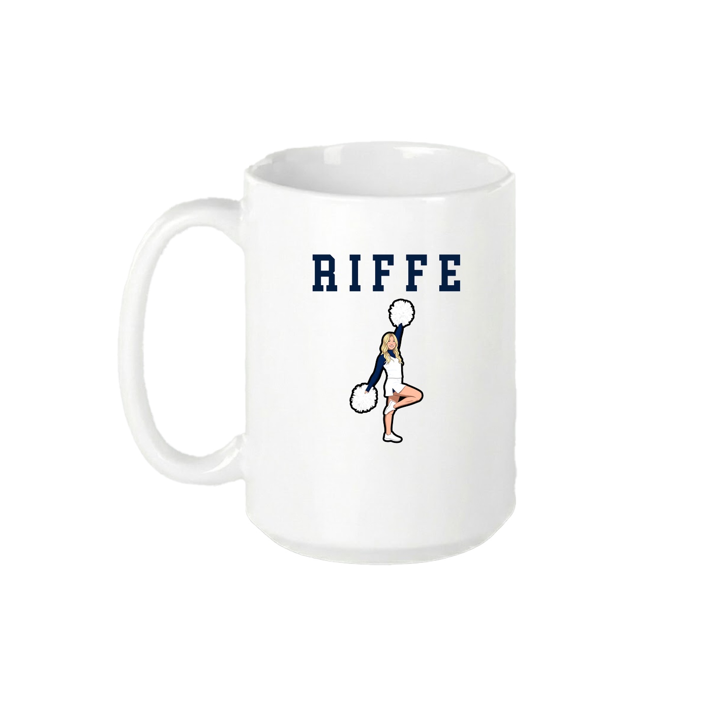 15oz Coffee Mug — Shirsey in White