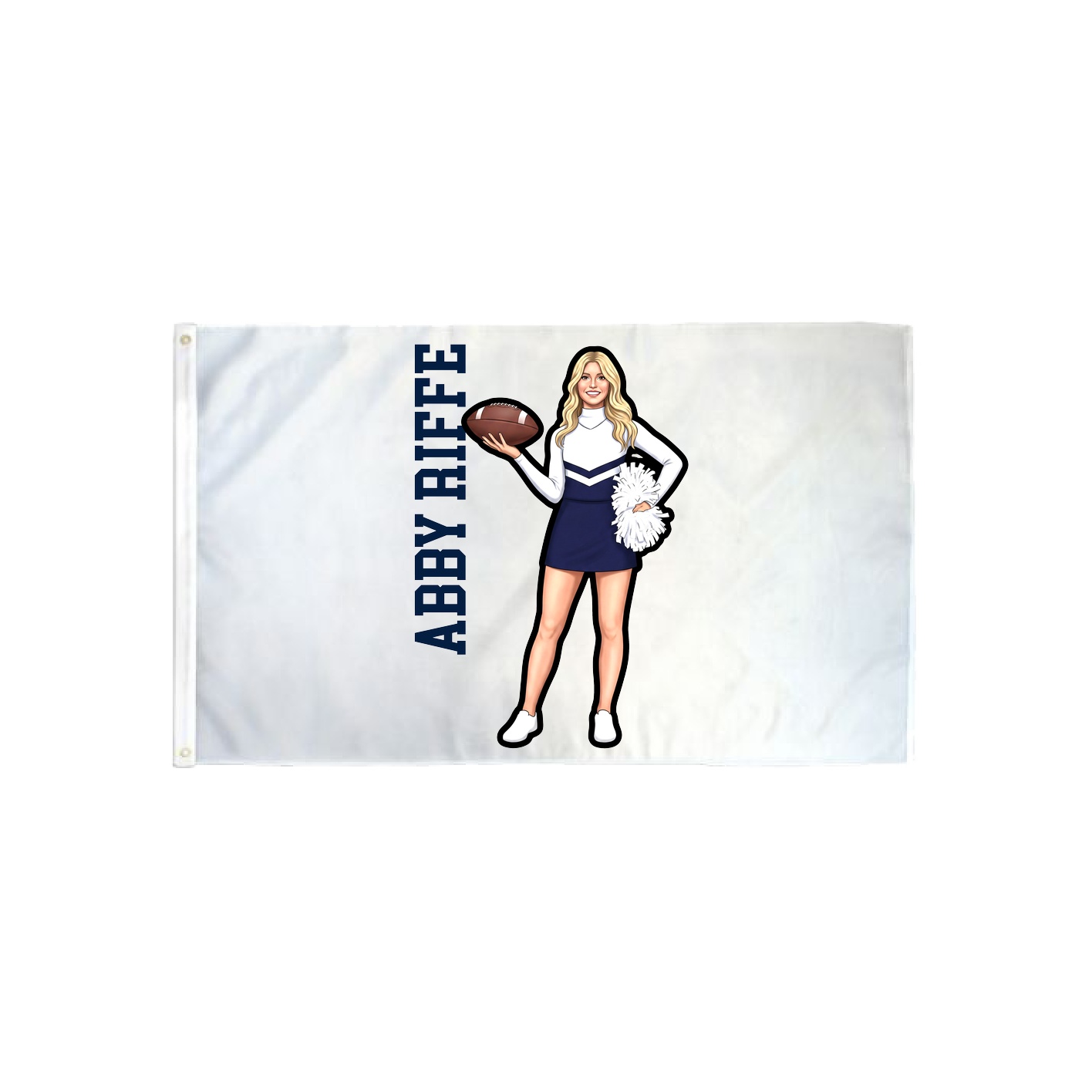 3x5 Flag — Name Vertical in Classic