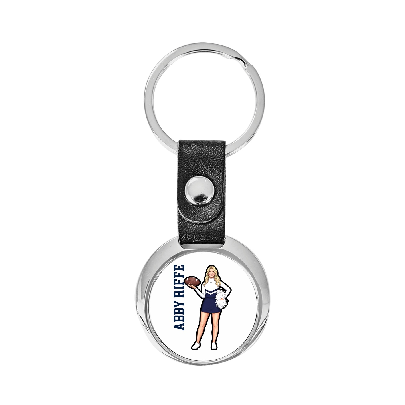 Key Chain — Name Vertical in Classic