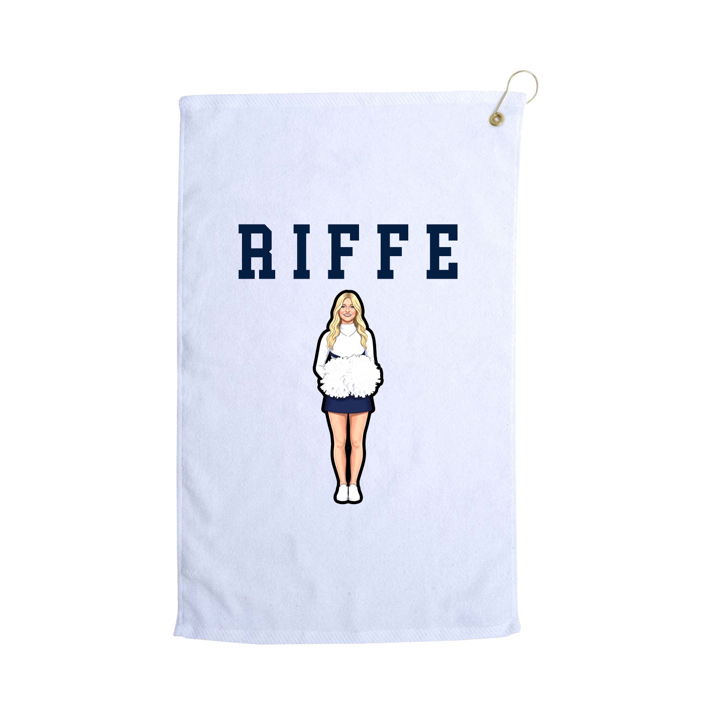Golf Towel — Shirsey in White