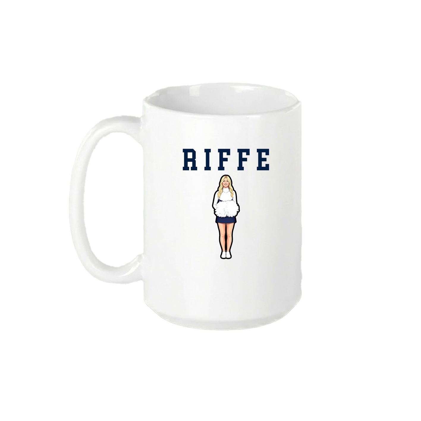 15oz Coffee Mug — Shirsey in White