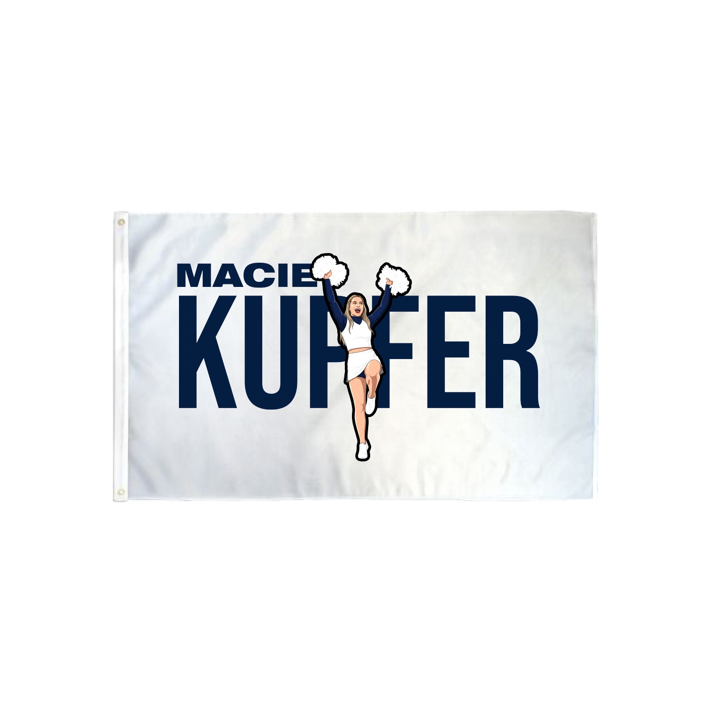 3x5 Flag — Player Name in Classic