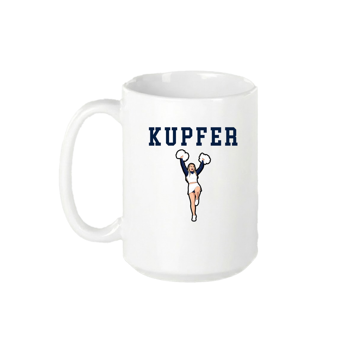 15oz Coffee Mug — Shirsey in White