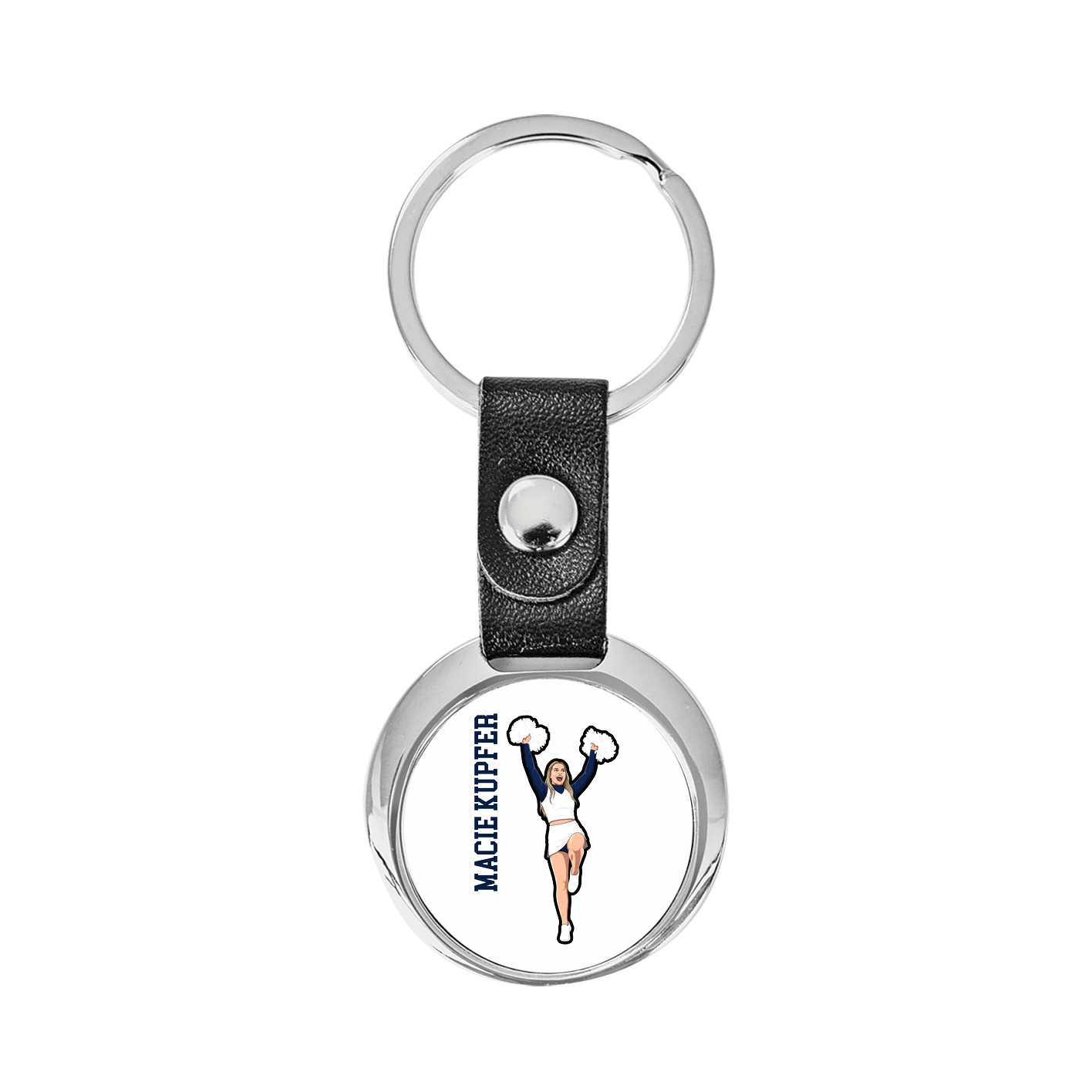 Key Chain — Name Vertical in Classic