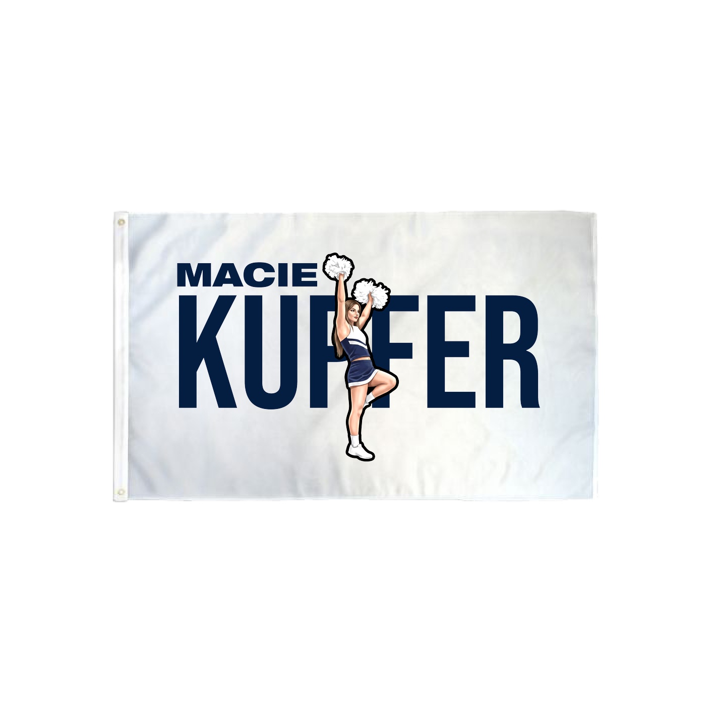 3x5 Flag — Player Name in Classic