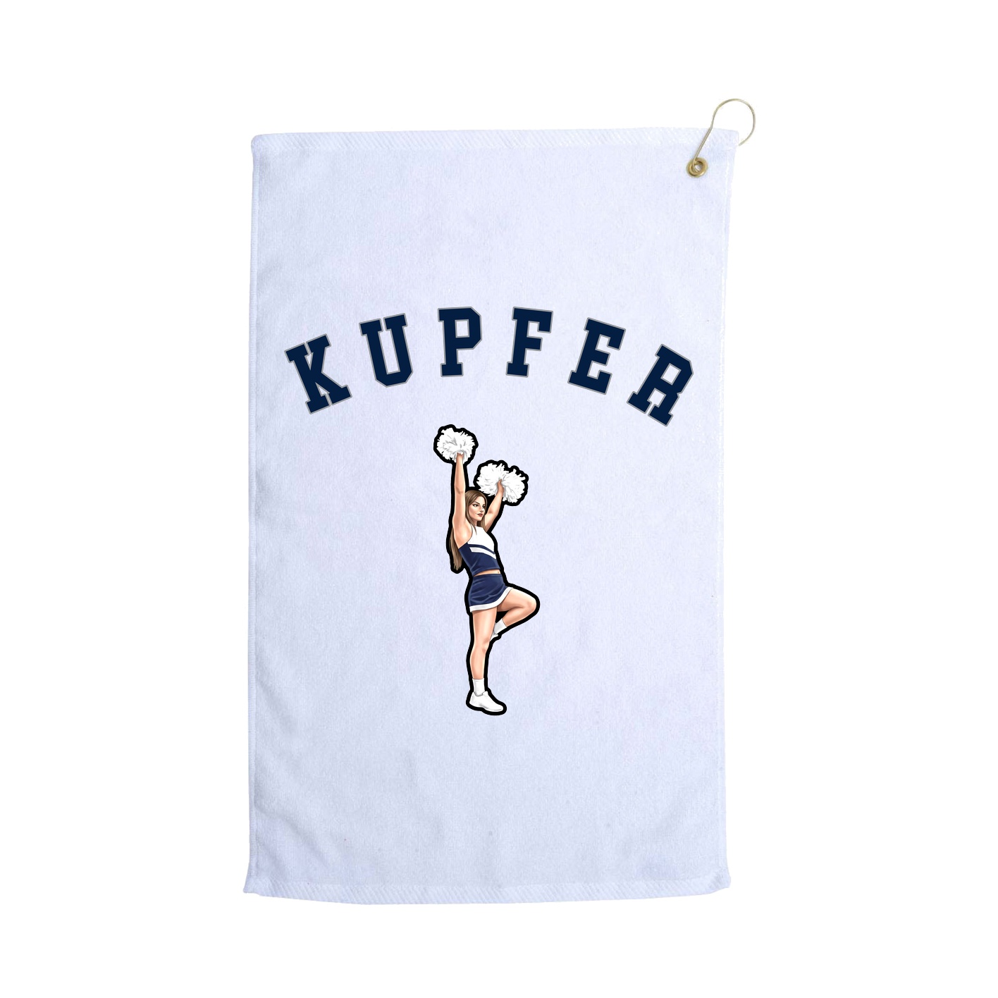 Golf Towel — Shirsey Arch in White