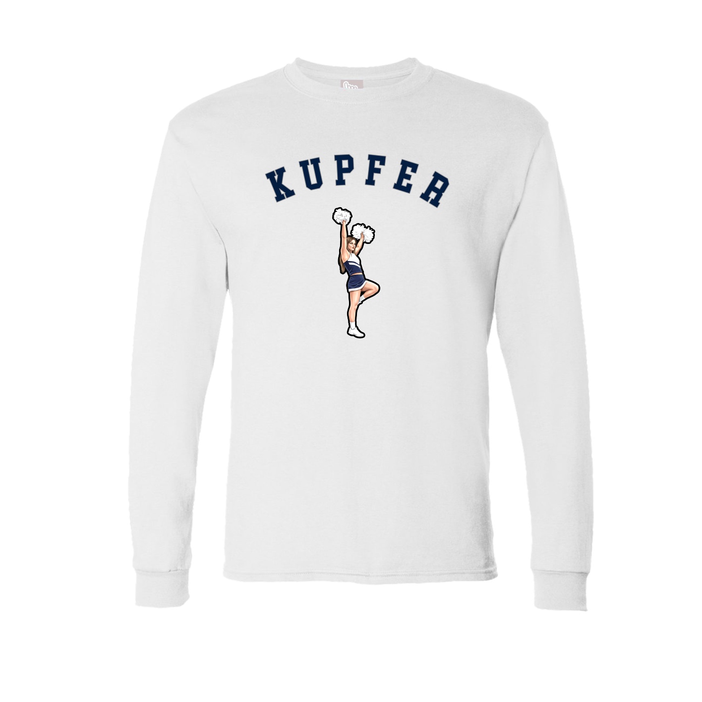 Long Sleeve Tee — Shirsey Arch in White