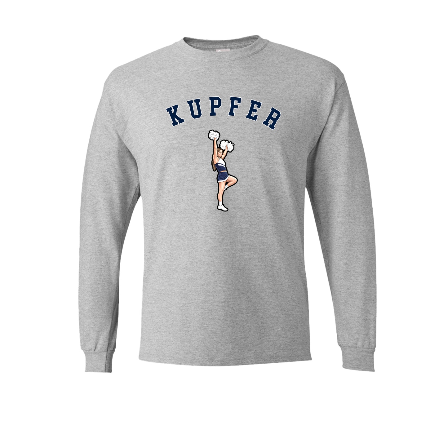 Long Sleeve Tee — Shirsey Arch in Grey