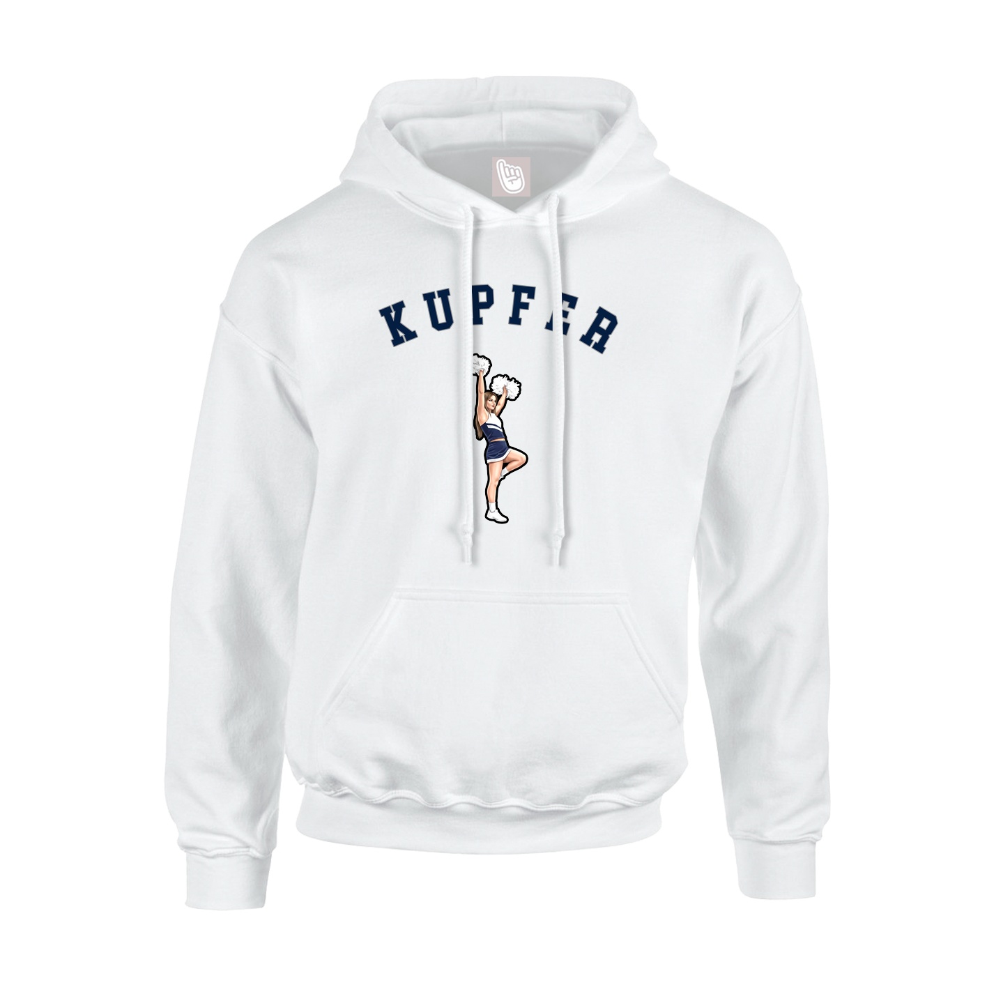 Hoodie — Shirsey Arch in White
