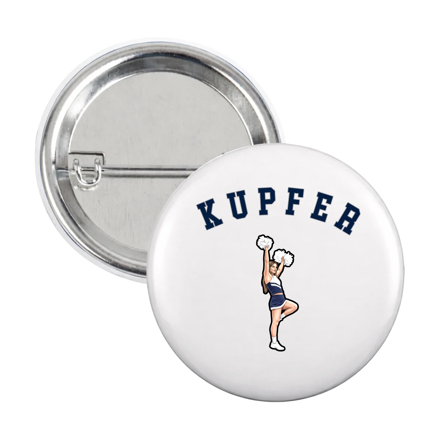 Game Day Button — Shirsey Arch in White