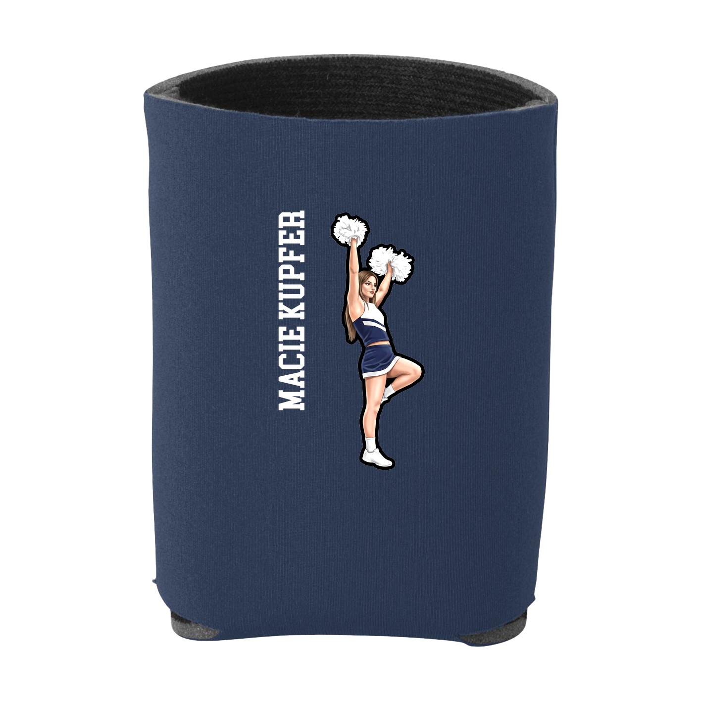 Can Holder — Name Vertical in Navy