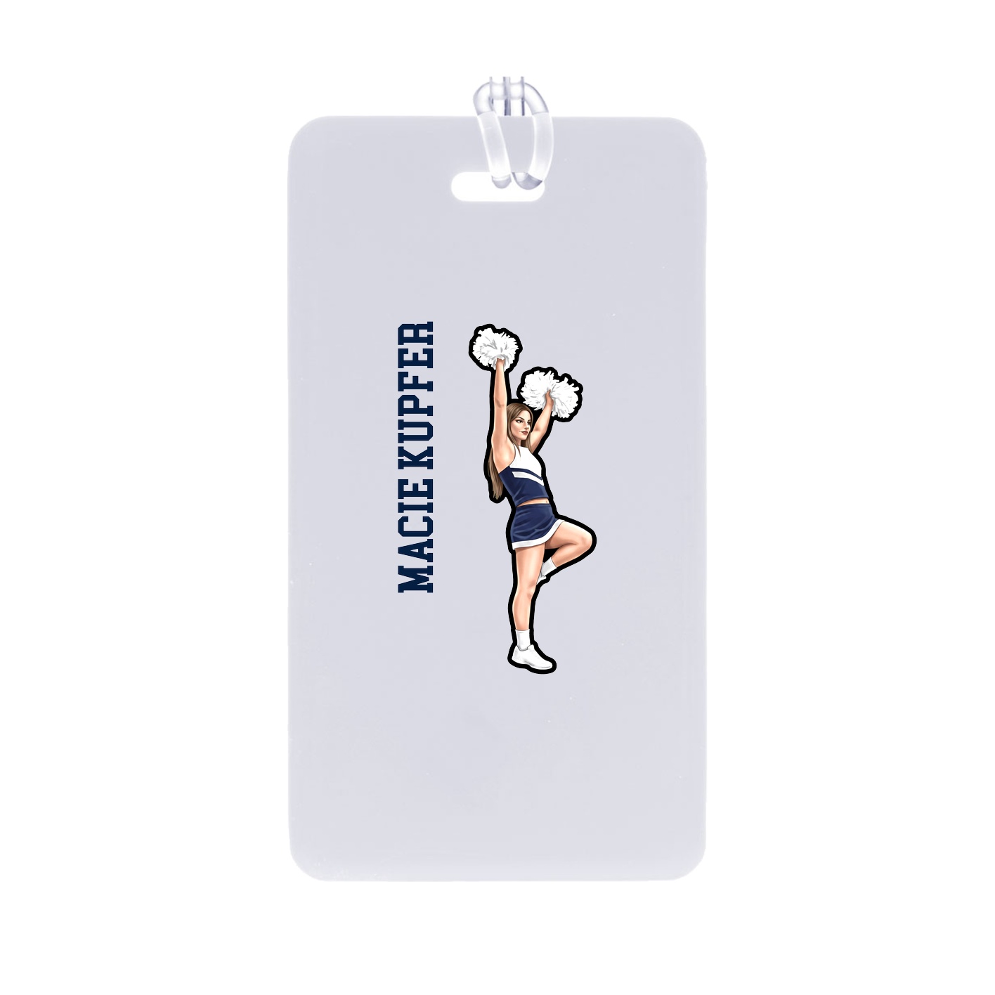 Bag Tag — Name Vertical in Classic