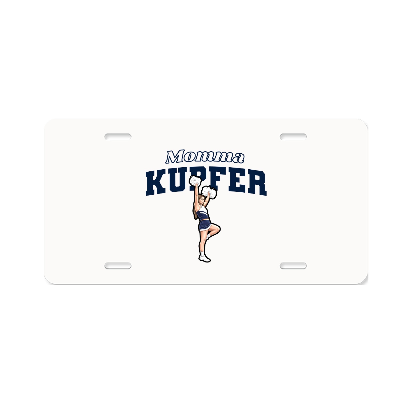 License Plate — Mothers Day Block in Classic