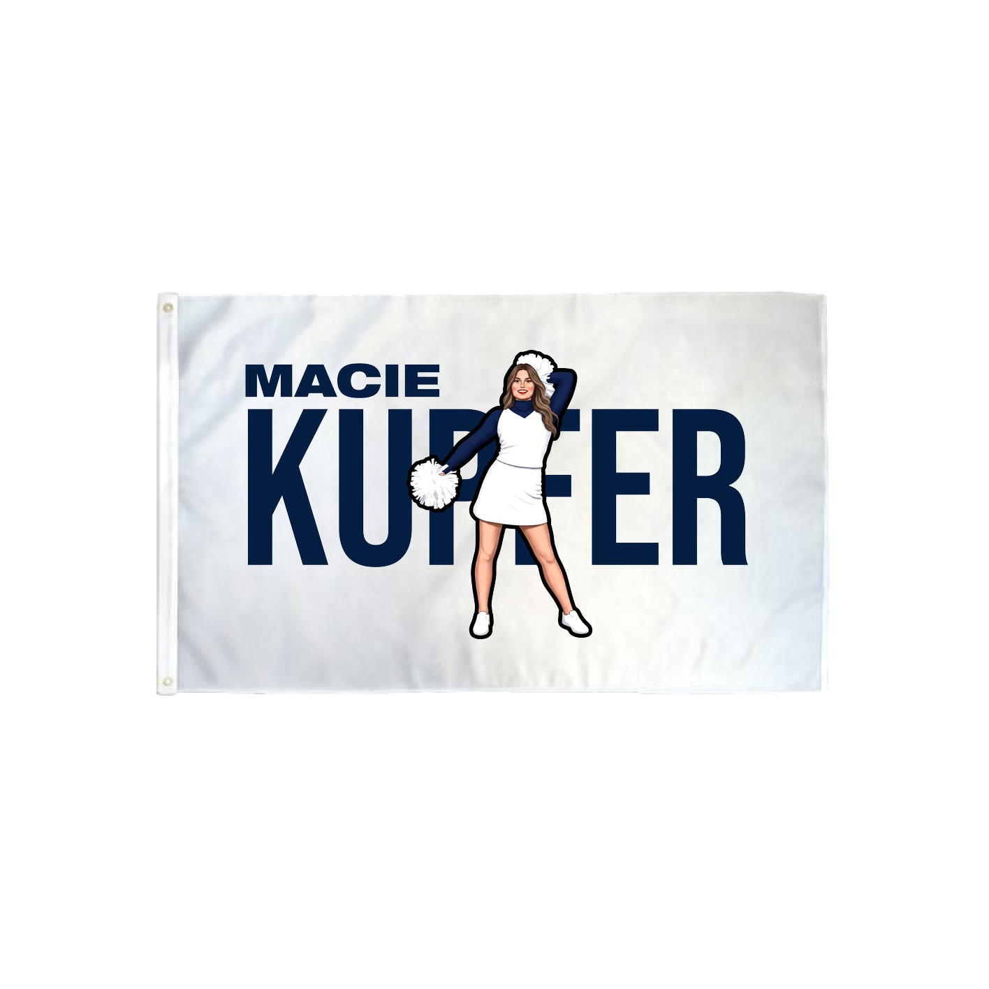 3x5 Flag — Player Name in Classic