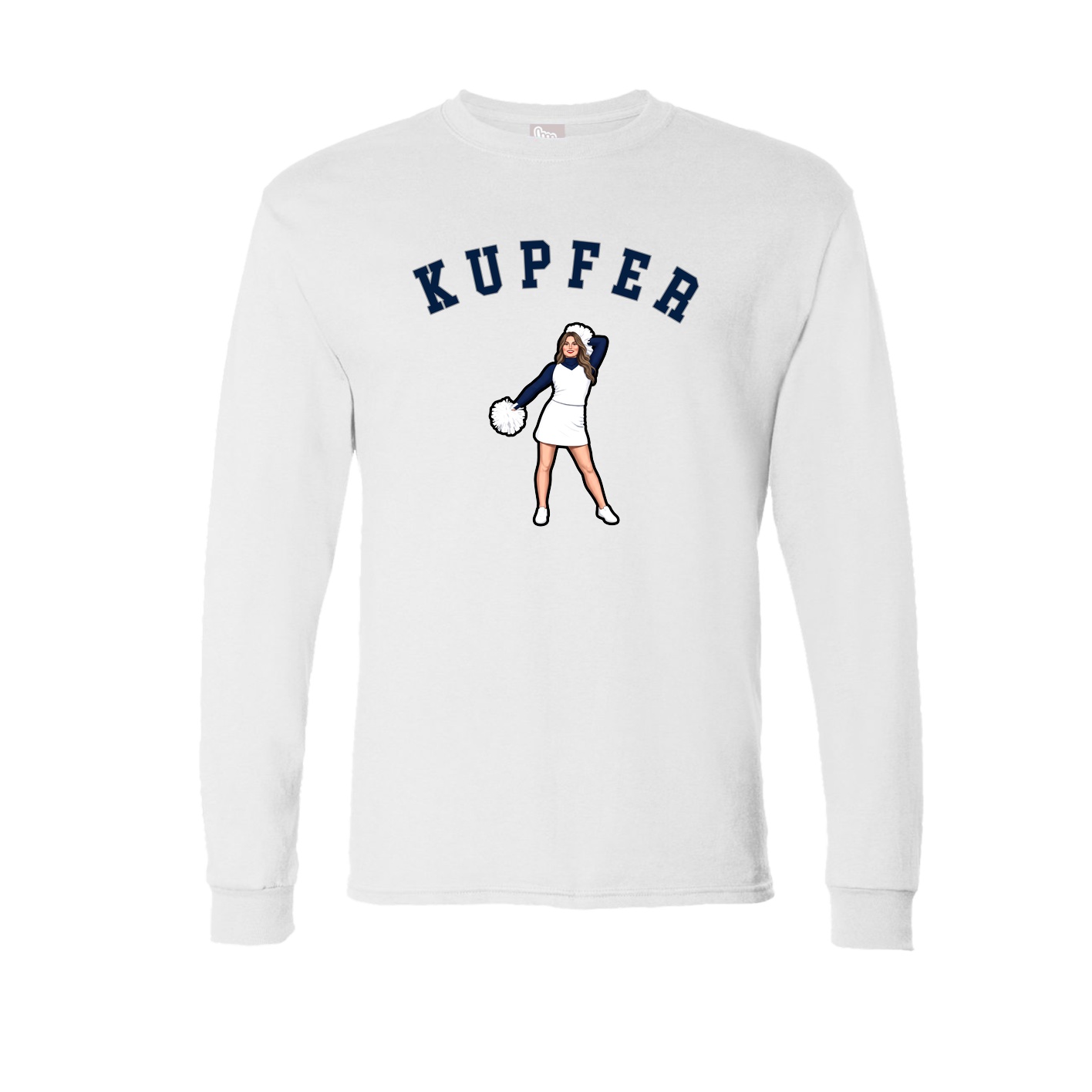 Long Sleeve Tee — Shirsey Arch in White
