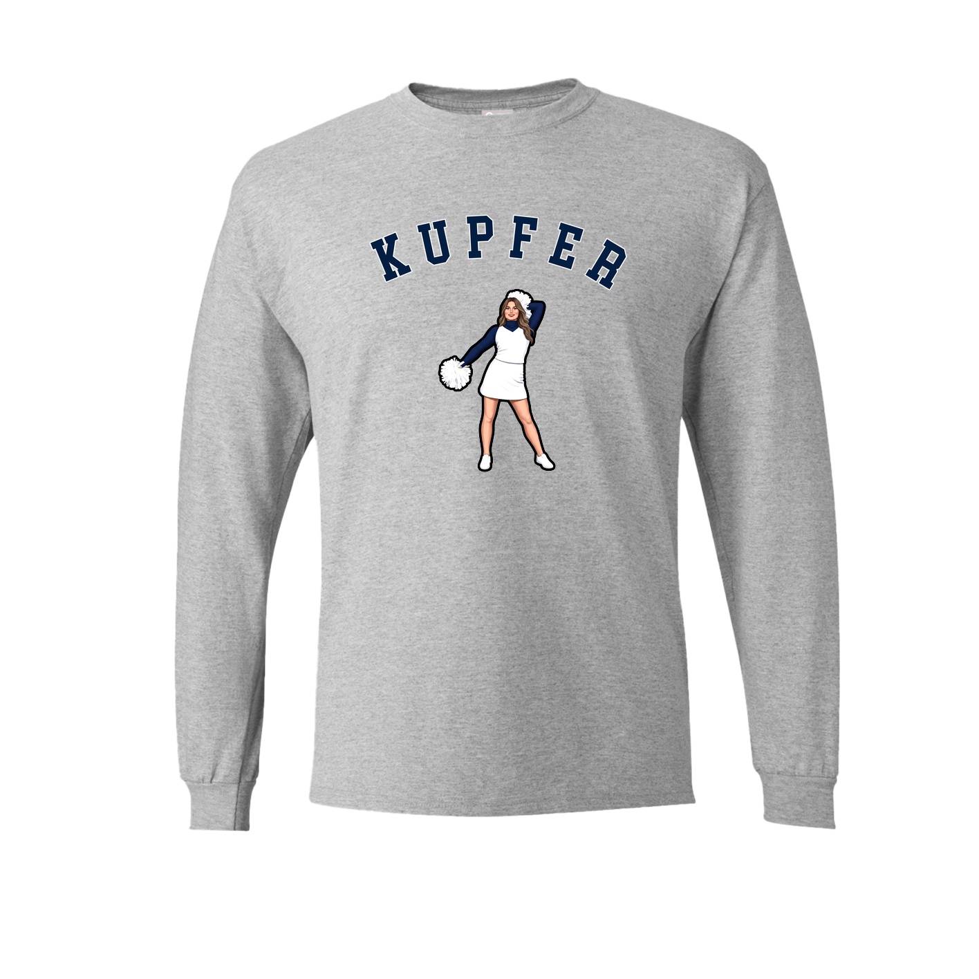 Long Sleeve Tee — Shirsey Arch in Grey