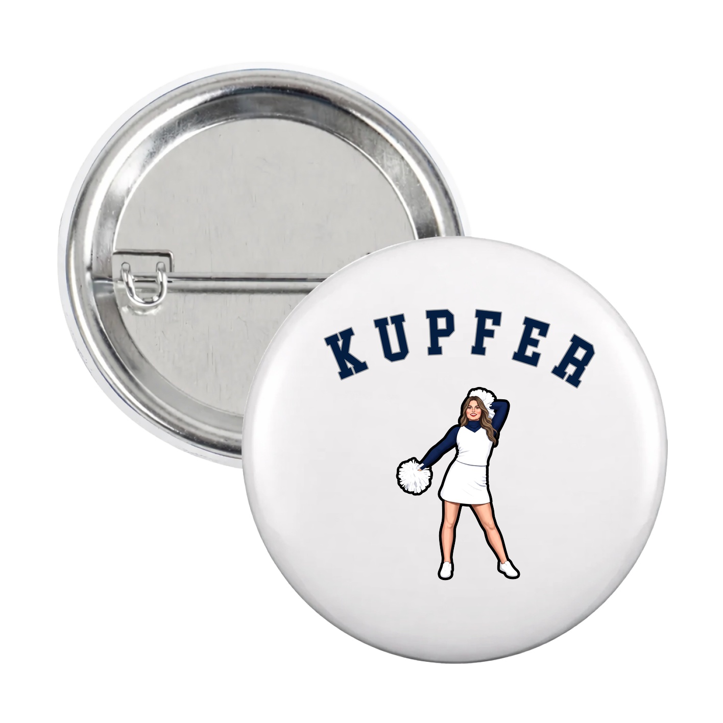 Game Day Button — Shirsey Arch in White
