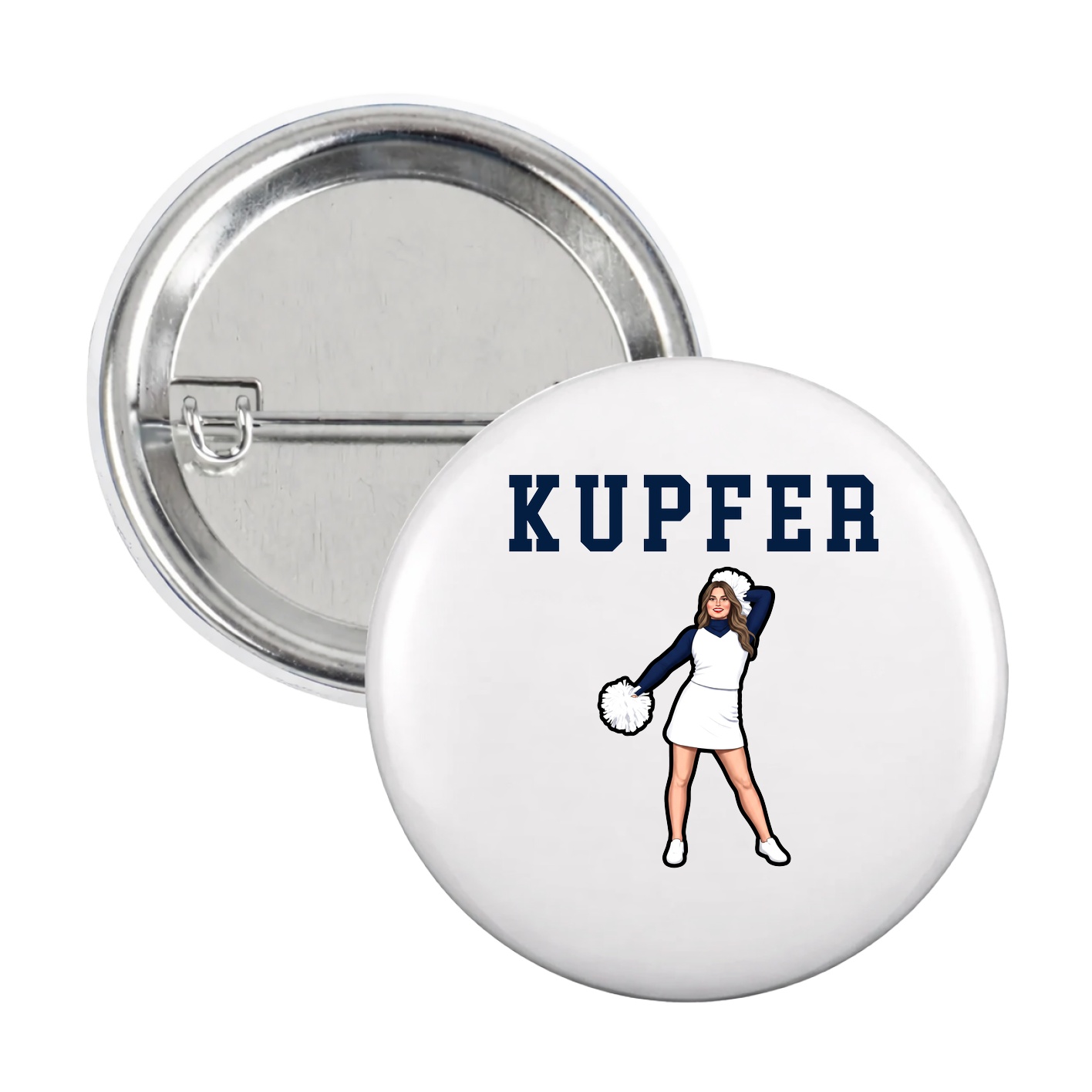 Game Day Button — Shirsey in White