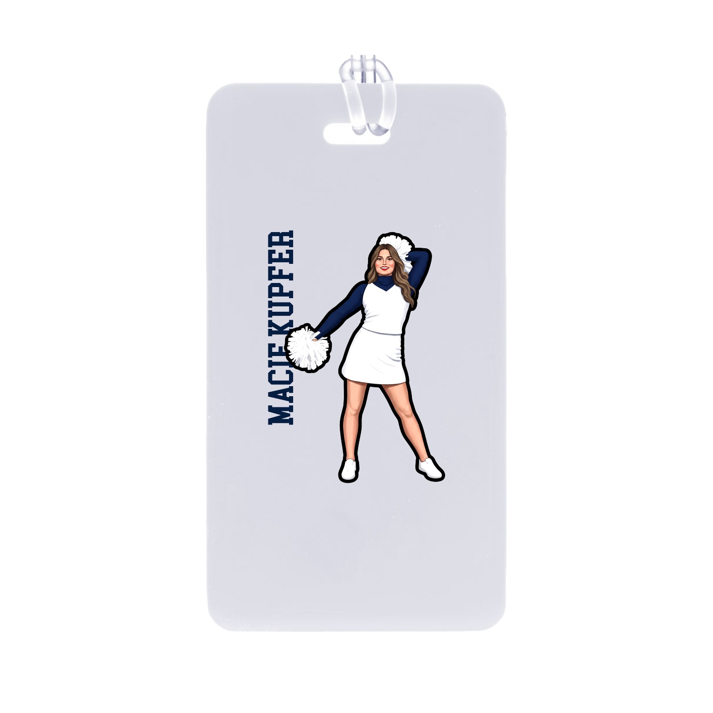 Bag Tag — Name Vertical in Classic