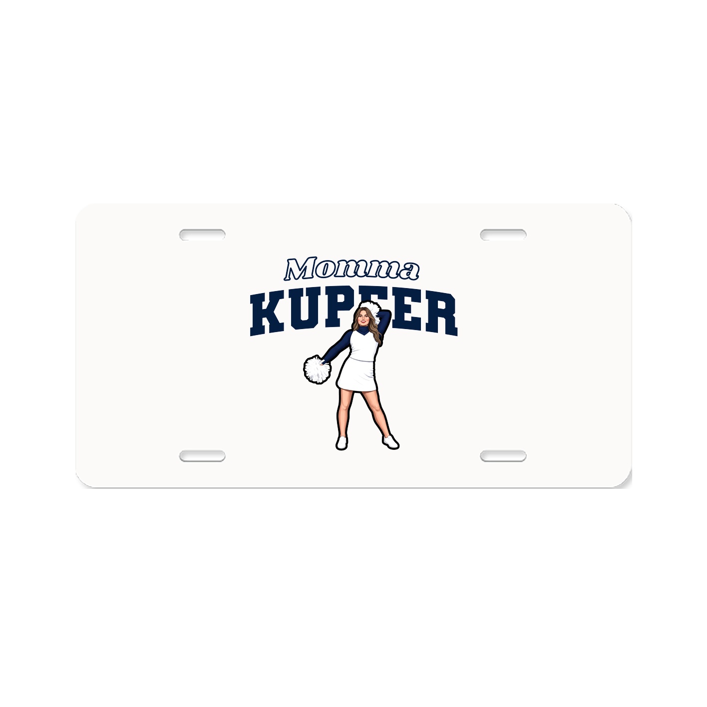 License Plate — Mothers Day Block in Classic