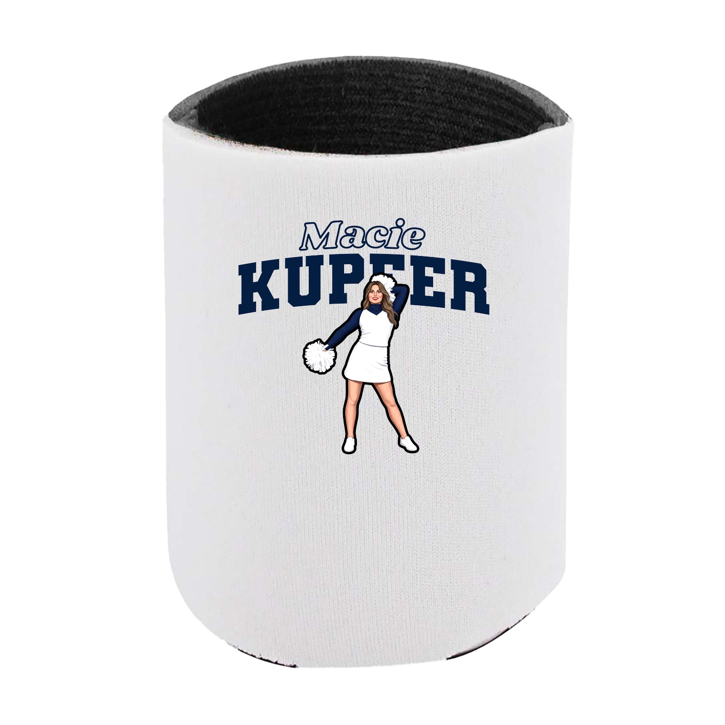 Can Holder — Name Arch in White