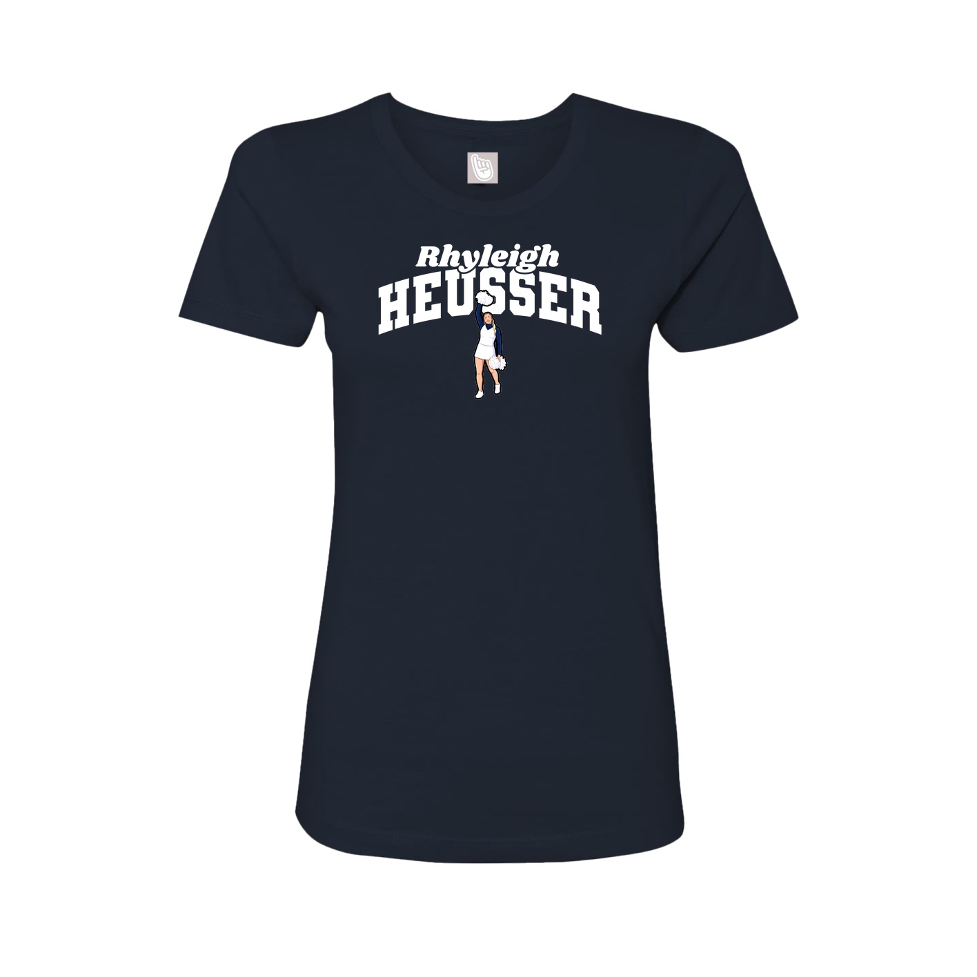 Womens Tee — Signature Arch in Navy