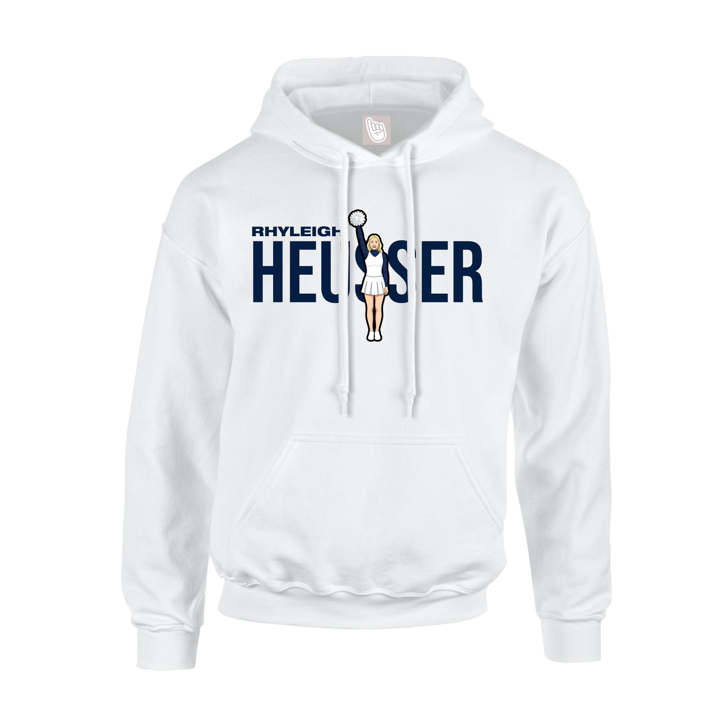 Hoodie — Player Name in White